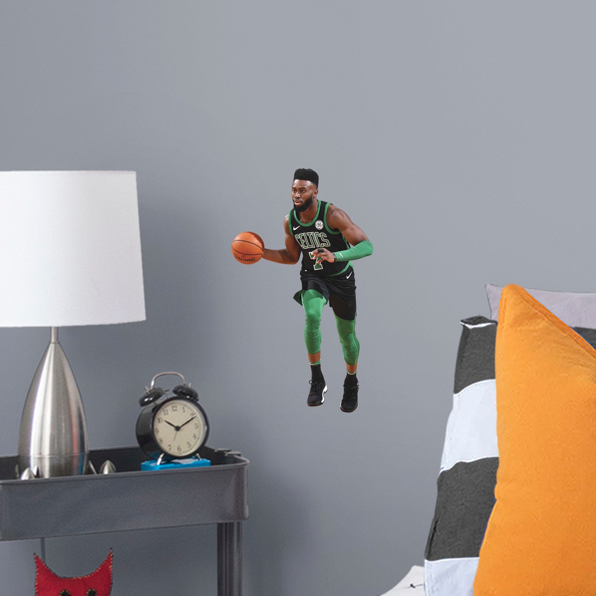 Jaylen Brown for Boston Celtics - Officially Licensed NBA Removable Wall Decal Large by Fathead | Vinyl