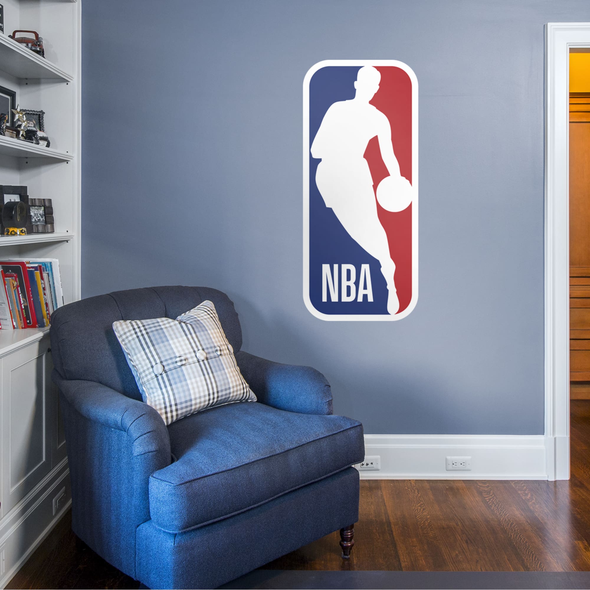 NBA: Logo - Officially Licensed NBA Removable Wall Decal 22.0"W x 51.0"H by Fathead | Vinyl