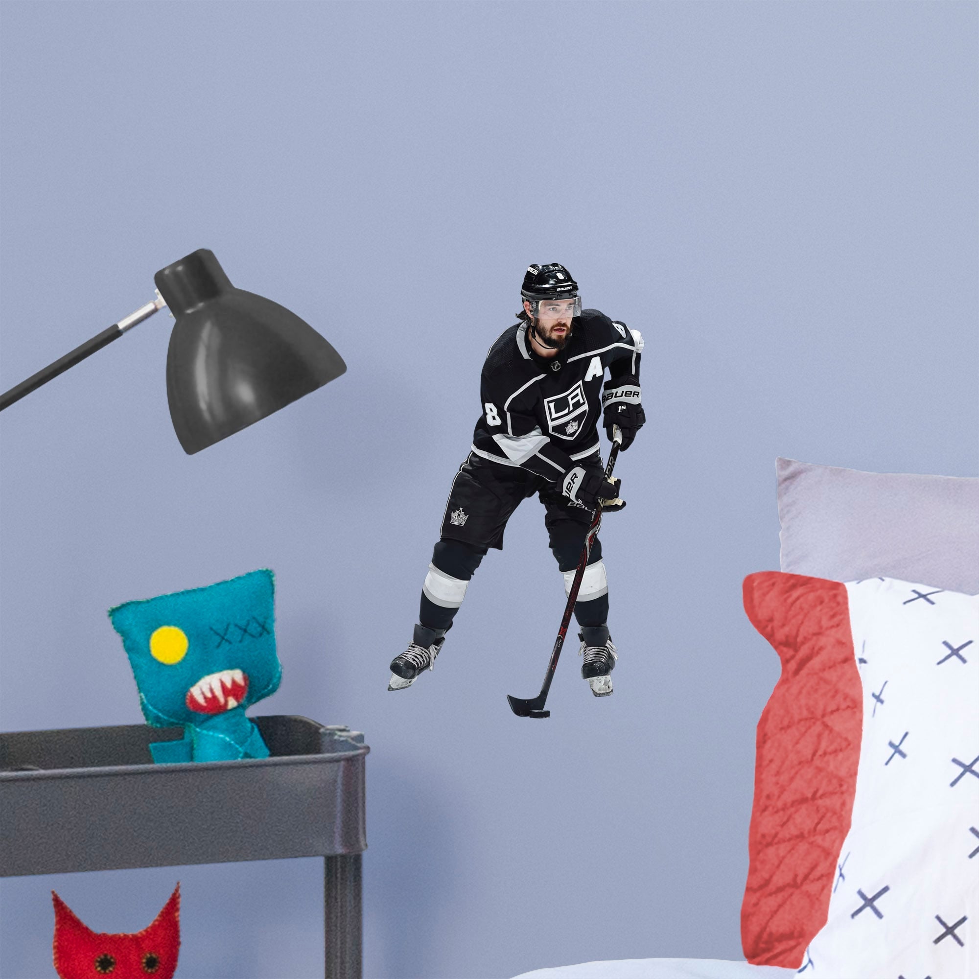 Drew Doughty for Los Angeles Kings - Officially Licensed NHL Removable Wall Decal Large by Fathead | Vinyl
