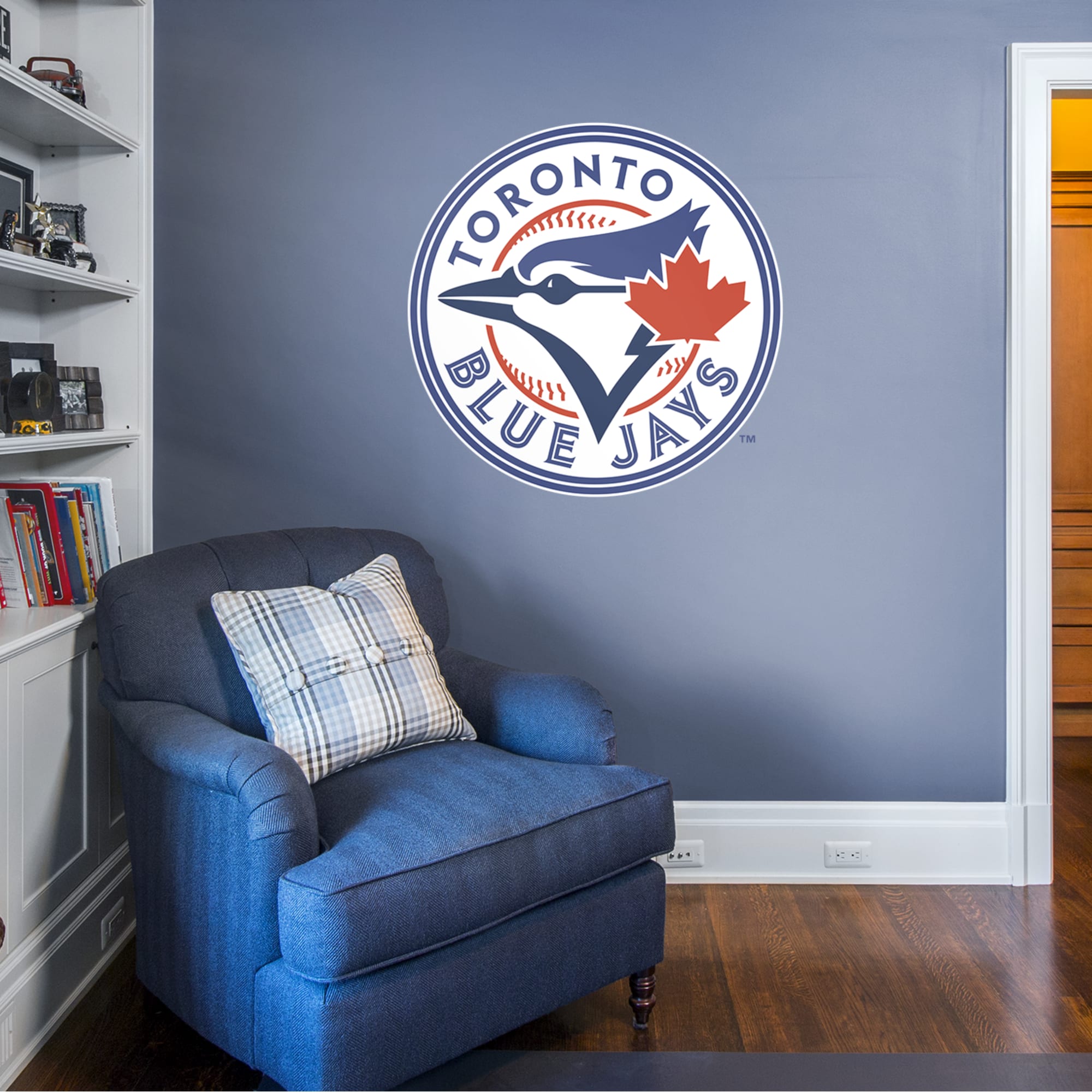 Toronto Blue Jays: Logo - Officially Licensed MLB Removable Wall Decal Giant Logo (39"W x 39"H) by Fathead | Vinyl