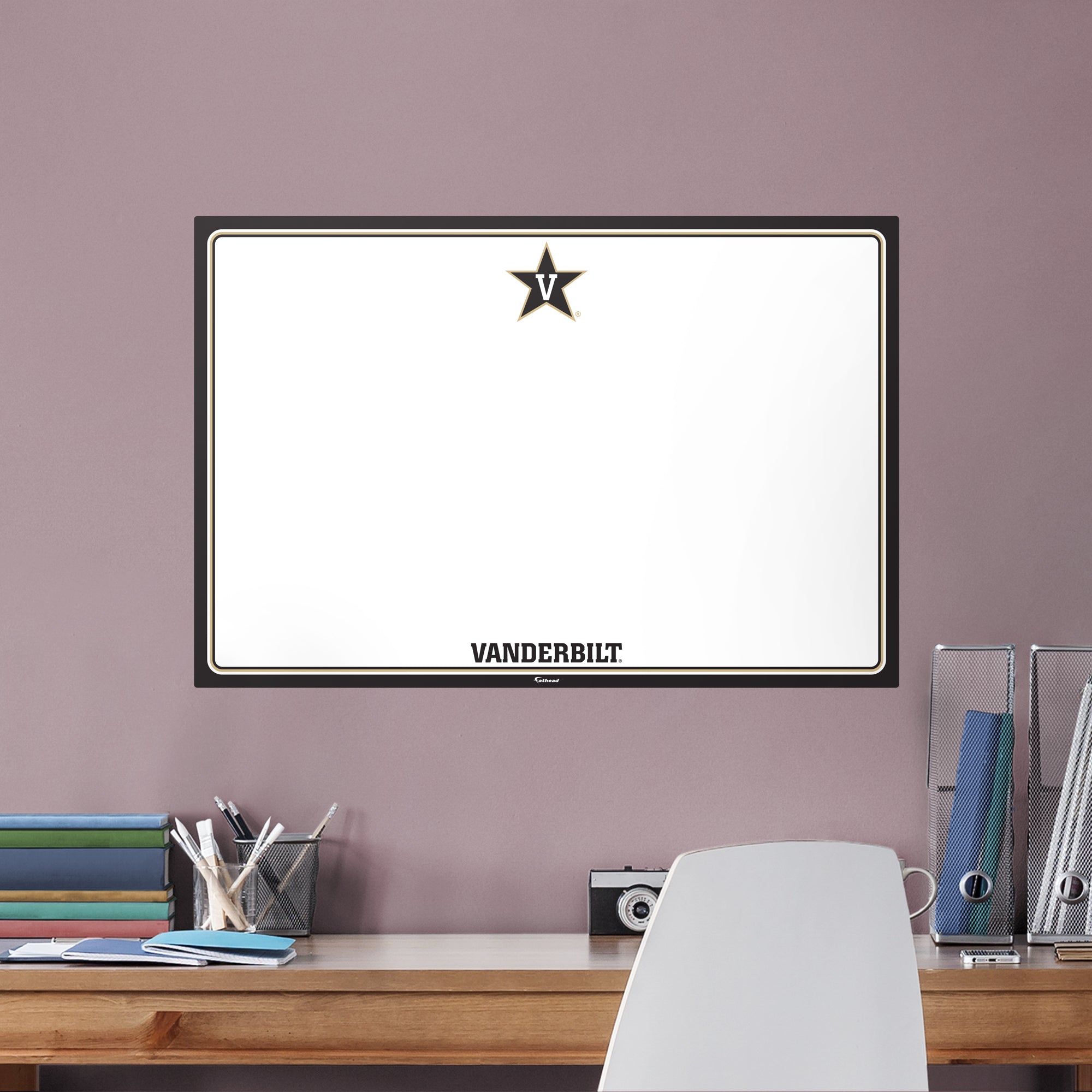 Vanderbilt Commodores: Dry Erase Whiteboard - X-Large Officially Licensed NCAA Removable Wall Decal XL by Fathead | Vinyl