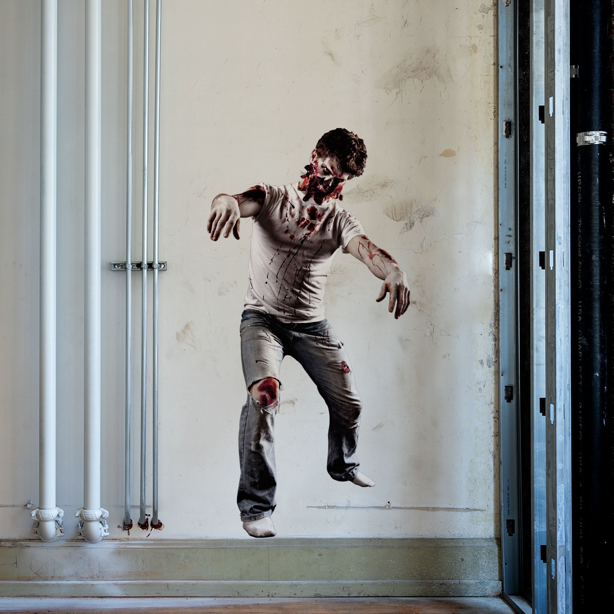 Zombie - Halloween Removable Wall Decal 36.0"W x 72.0"H by Fathead | Vinyl