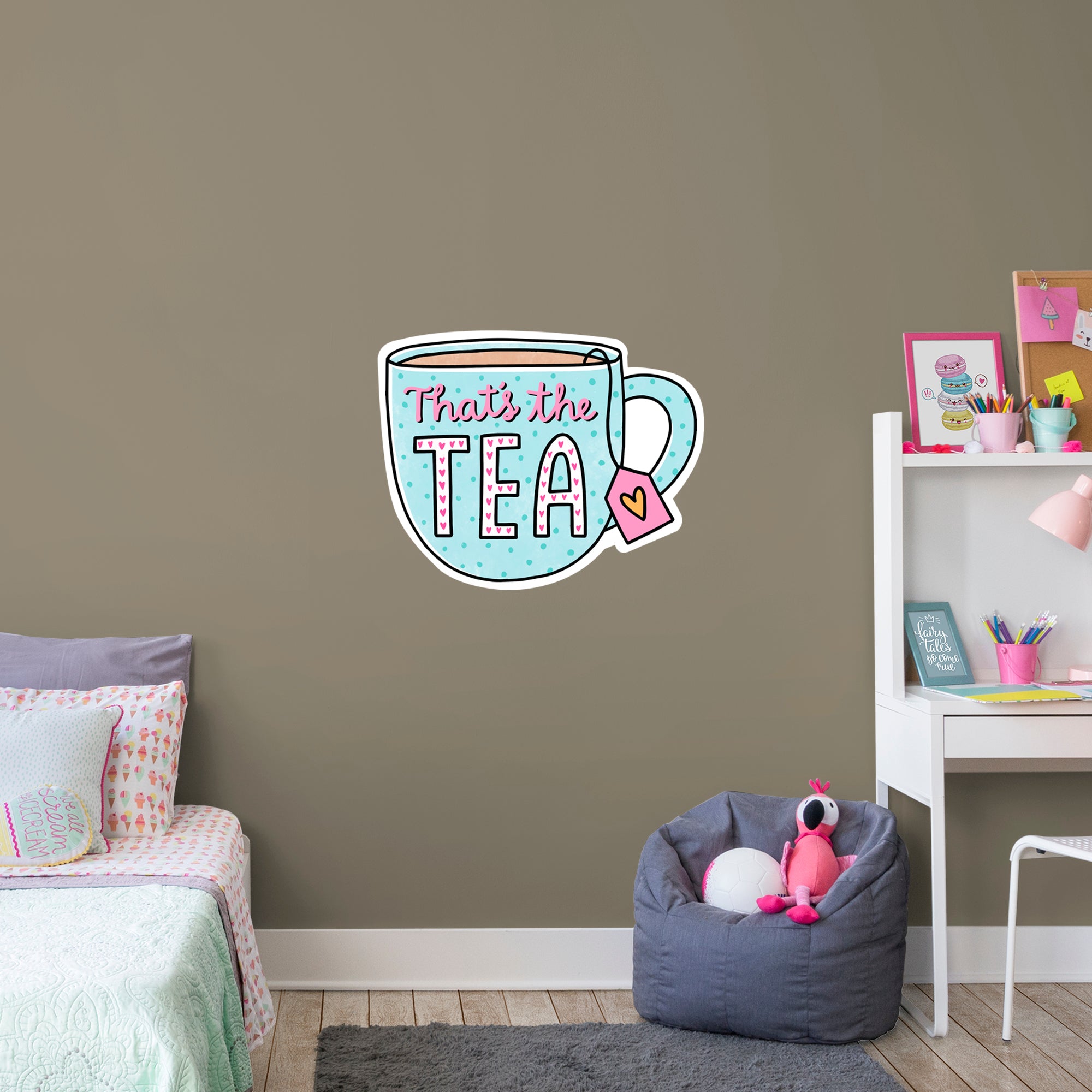 Thats The Tea - Officially Licensed Big Moods Removable Wall Decal XL by Fathead | Vinyl