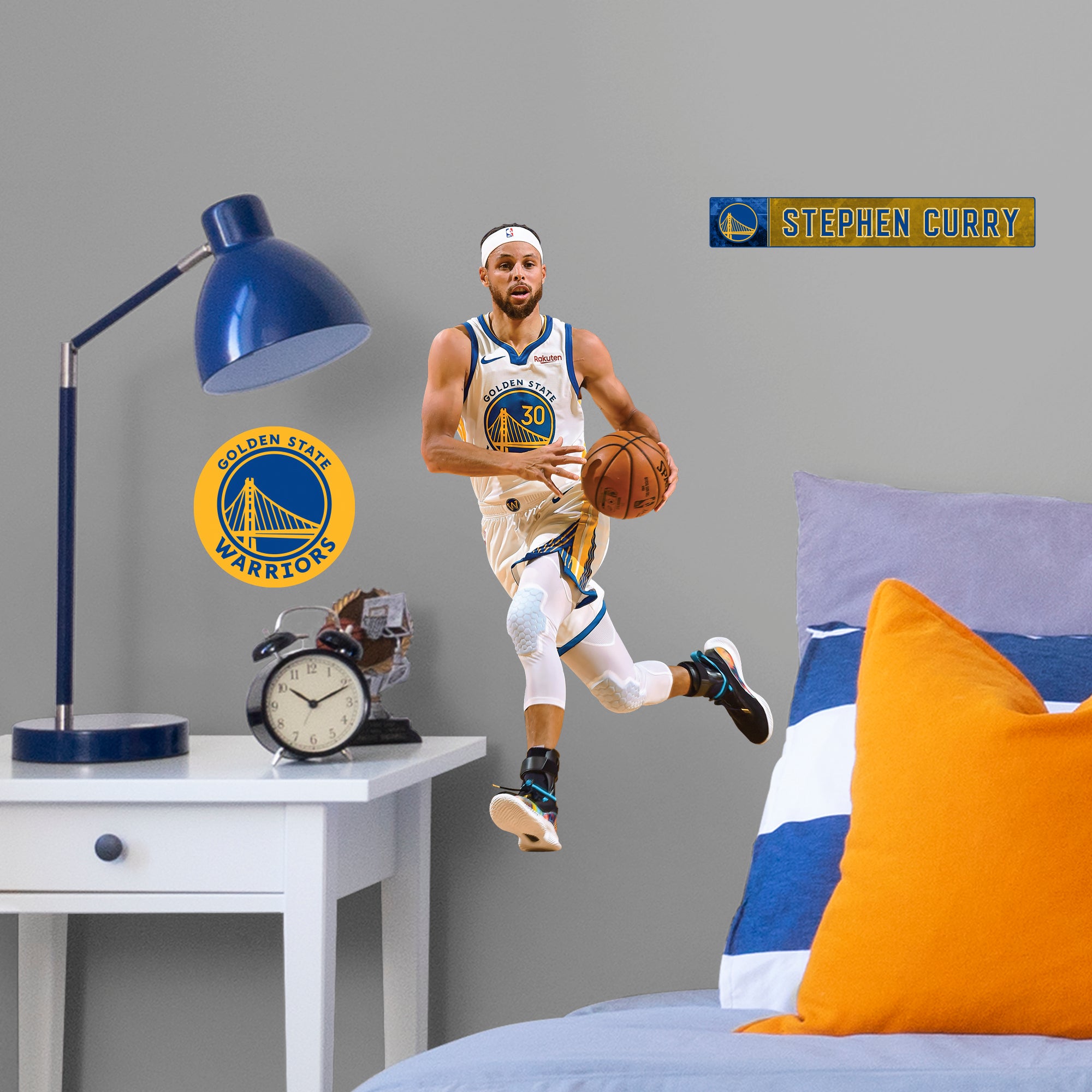 Stephen Curry 2020 - Officially Licensed NBA Removable Wall Decal Large by Fathead | Vinyl