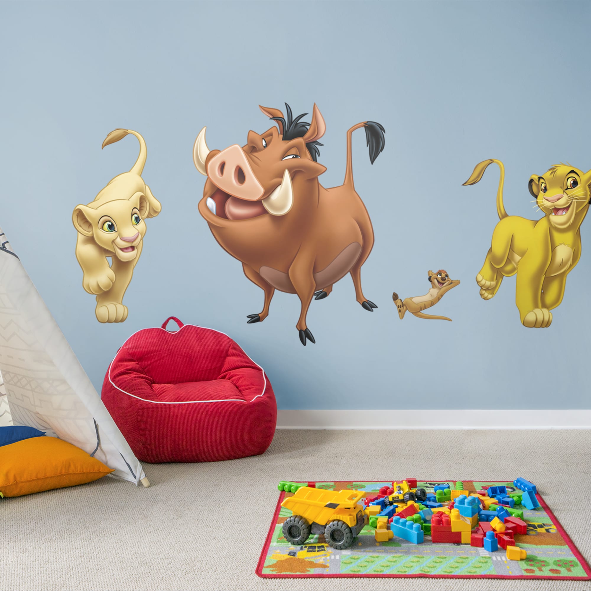 The Lion King: Collection - Officially Licensed Disney Removable Wall Decals 49.5"W x 79.0"H by Fathead | Vinyl