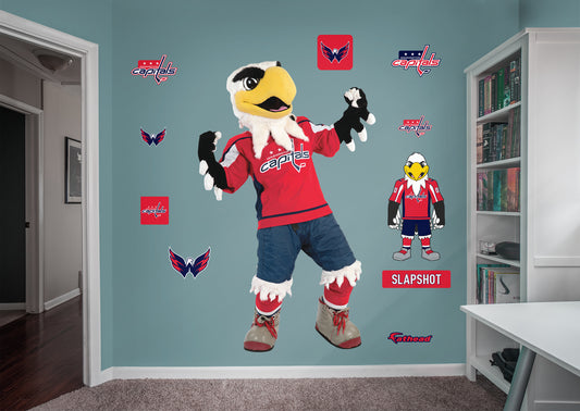 Washington Capitals: Alex Ovechkin 2021 Reverse Retro - NHL Removable Wall Adhesive Wall Decal Life-Size Athlete +2 Wall Decals 49W x 75H