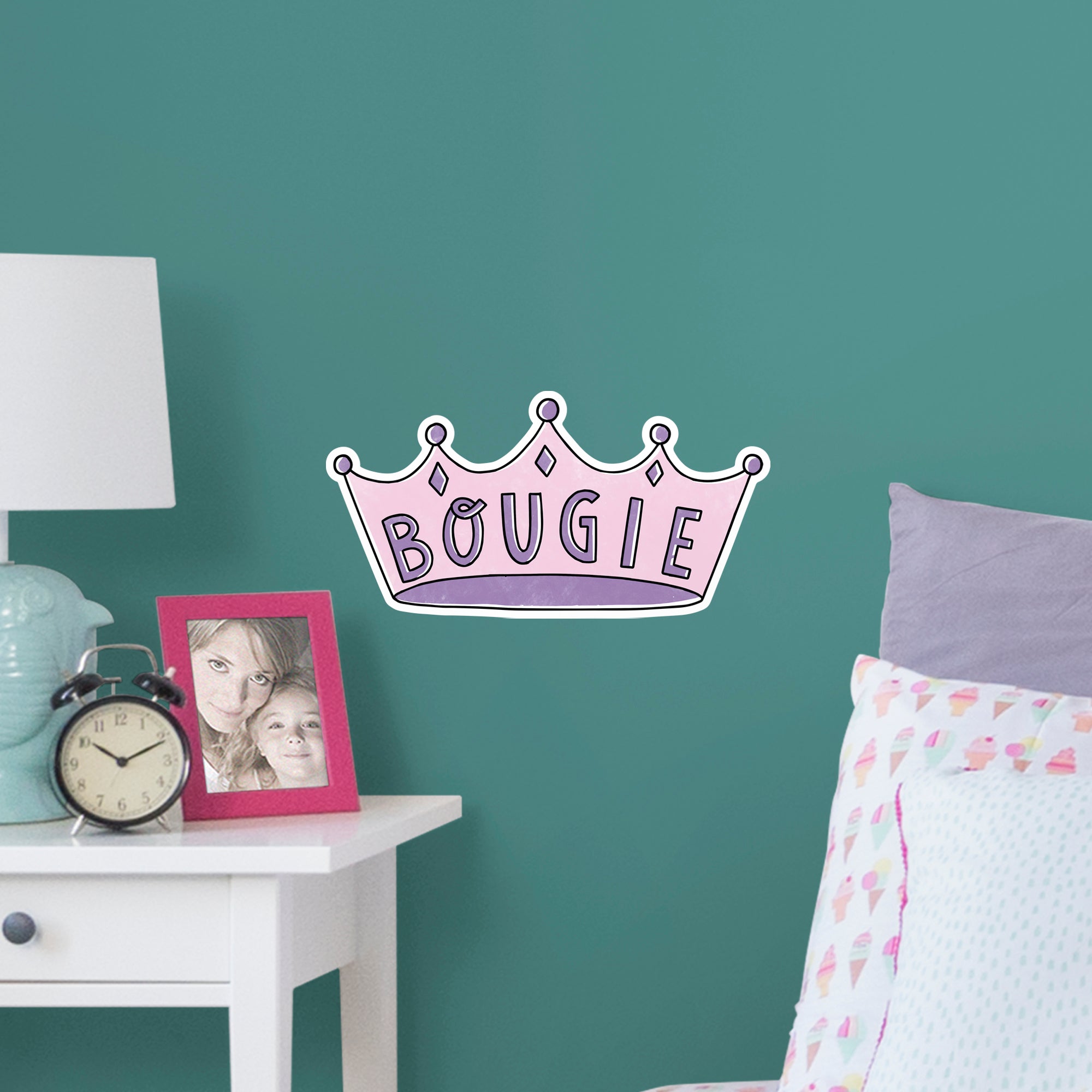 Bougie Crown - Officially Licensed Big Moods Removable Wall Decal Large by Fathead | Vinyl