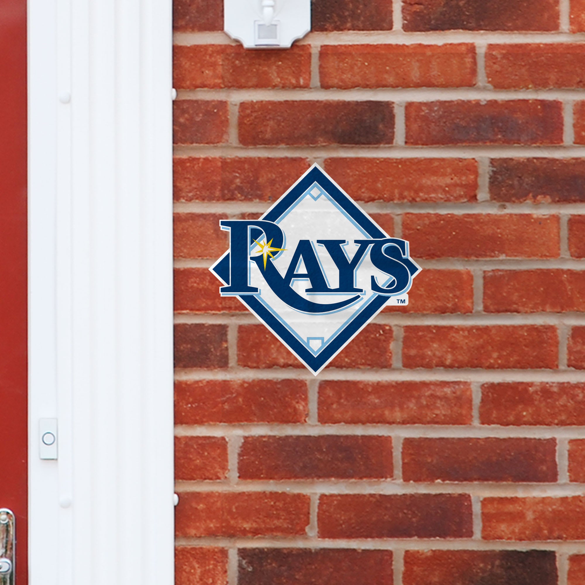 Tampa Bay Rays: Logo - Officially Licensed MLB Outdoor Graphic Large by Fathead | Wood/Aluminum