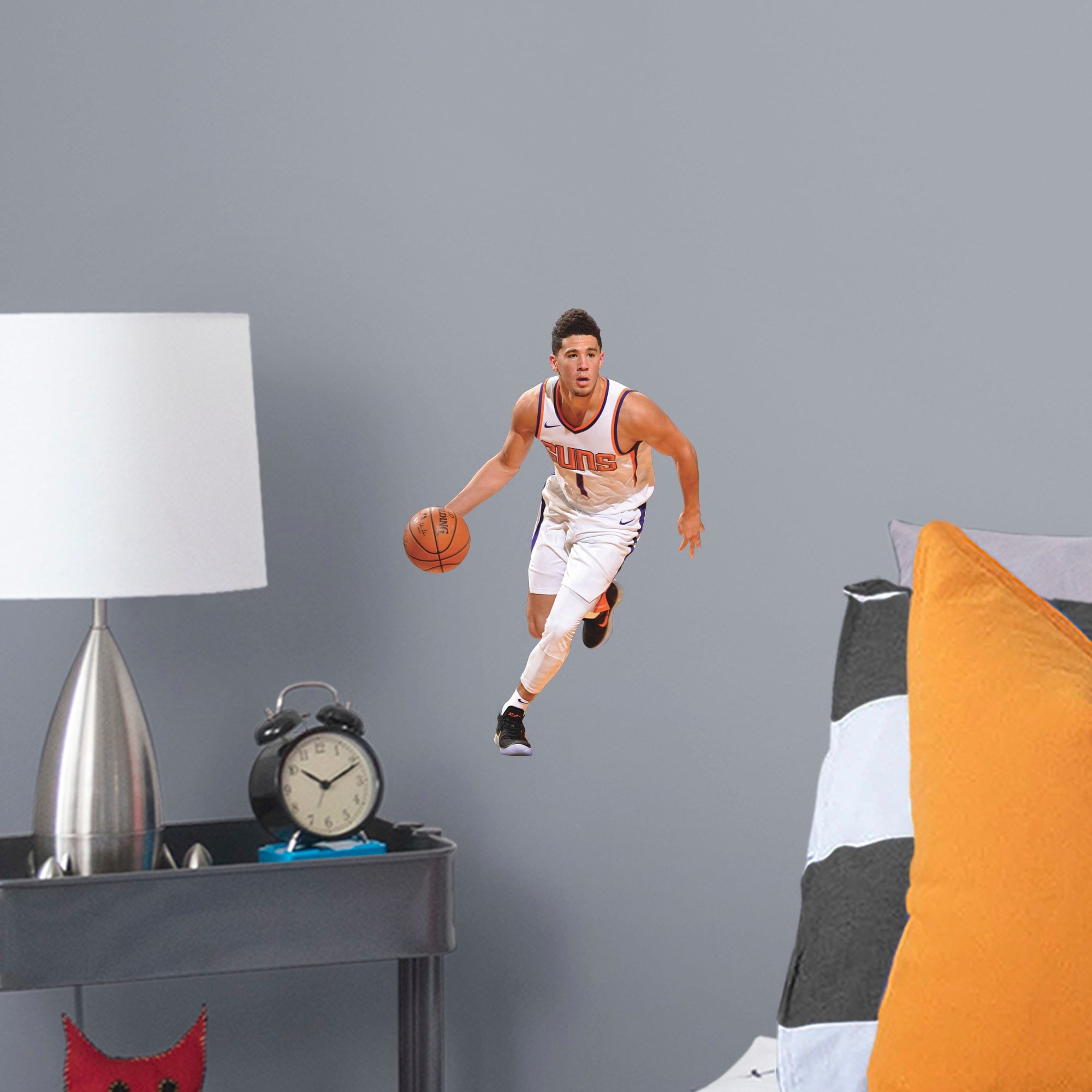 Devin Booker for Phoenix Suns - Officially Licensed NBA Removable Wall Decal Large by Fathead | Vinyl