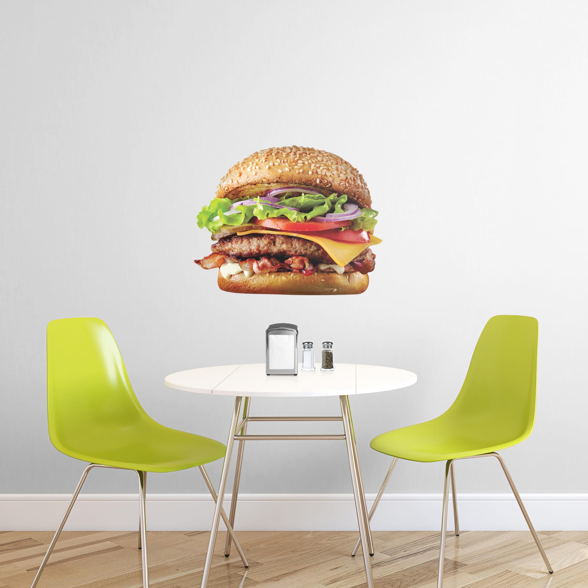 Cheeseburger - Removable Vinyl Decal XL by Fathead