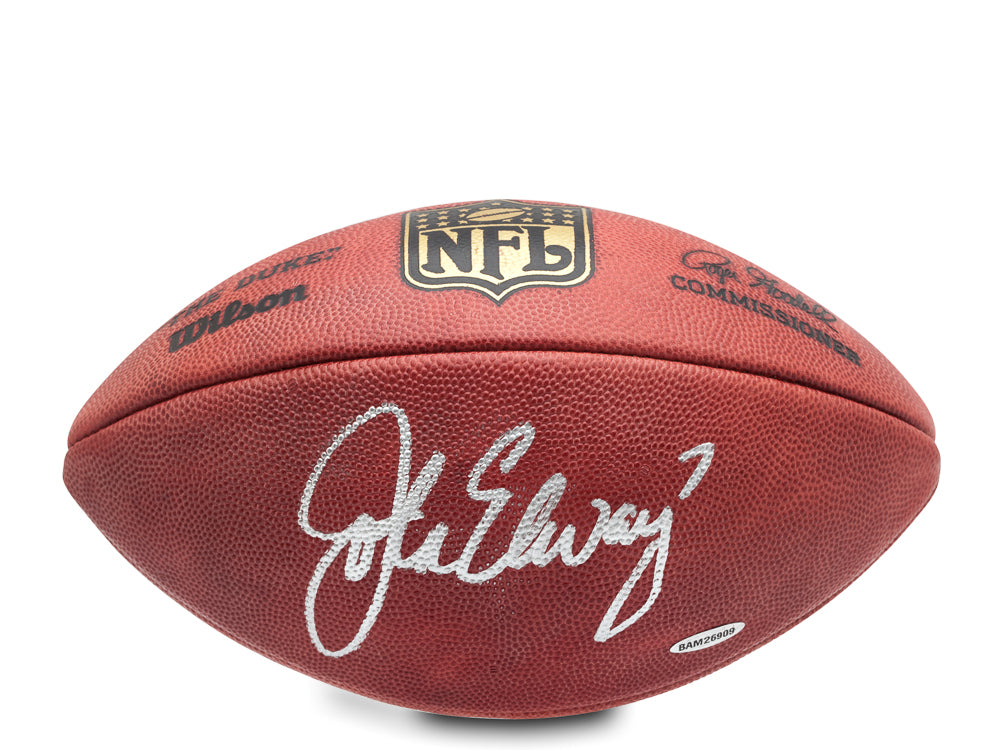 John Elway Official "Duke" Football Autograph by Fathead