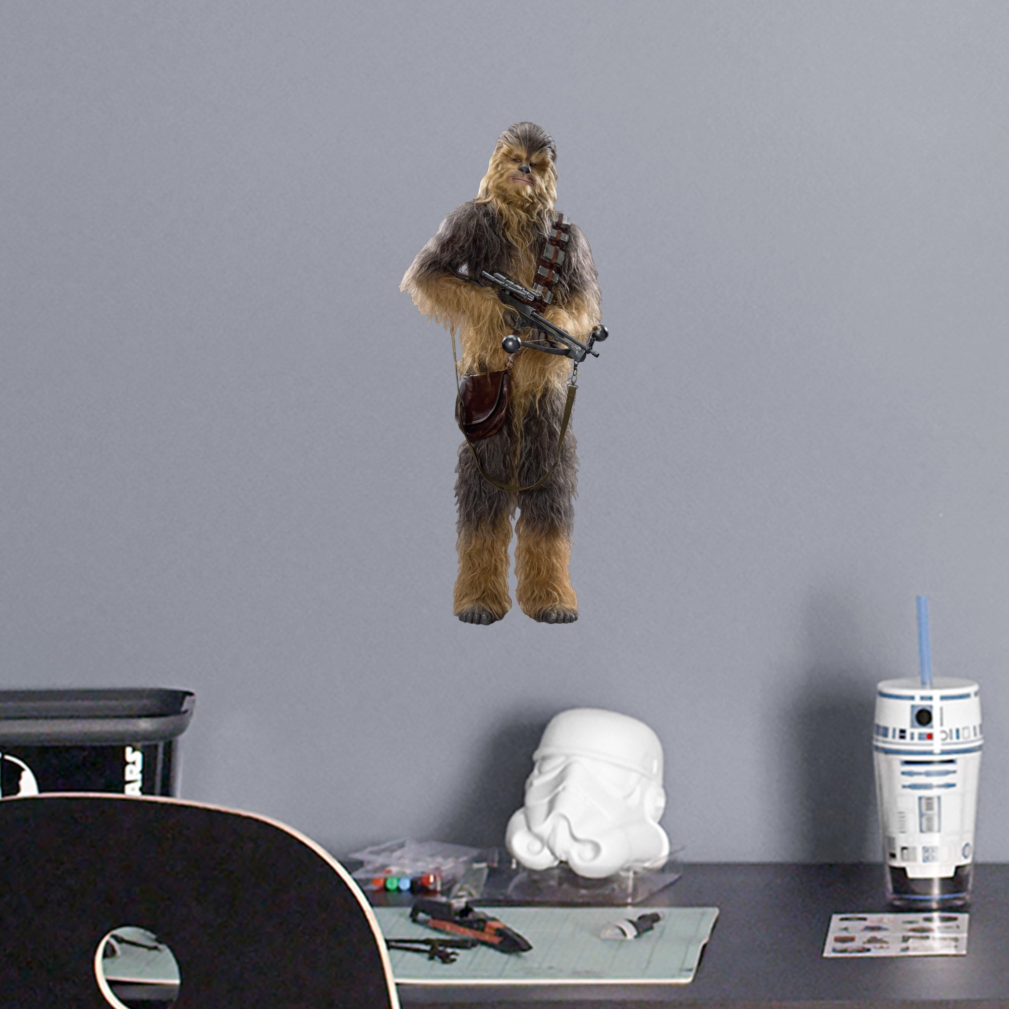 Chewbacca - Star Wars: The Force Awakens - Officially Licensed Removable Wall Decal Large by Fathead | Vinyl