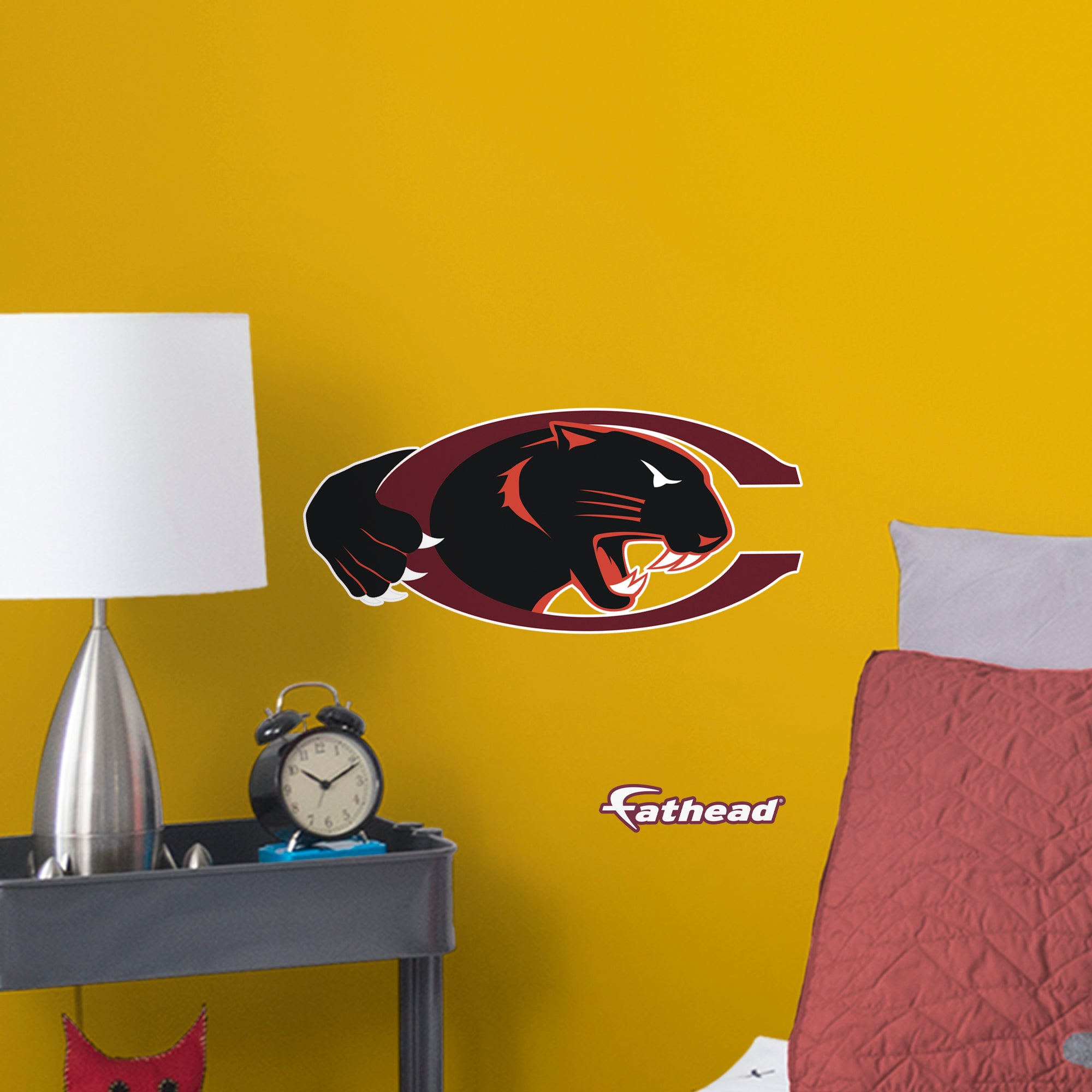 Claflin University 2020 Logo - Officially Licensed NCAA Removable Wall Decal Large by Fathead | Vinyl