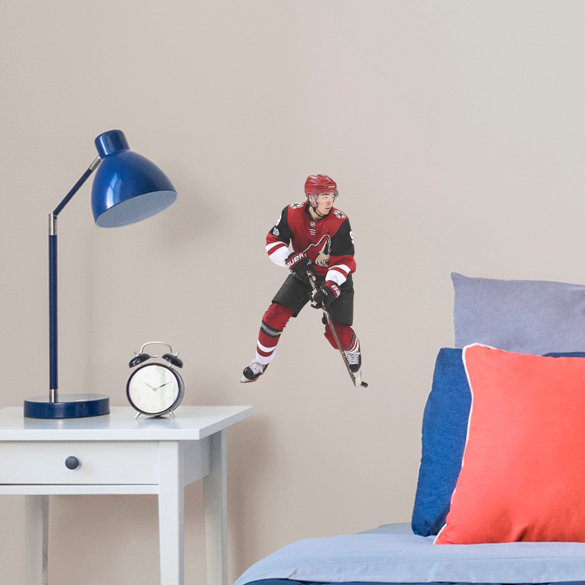 Clayton Keller for Arizona Coyotes - Officially Licensed NHL Removable Wall Decal Large by Fathead | Vinyl