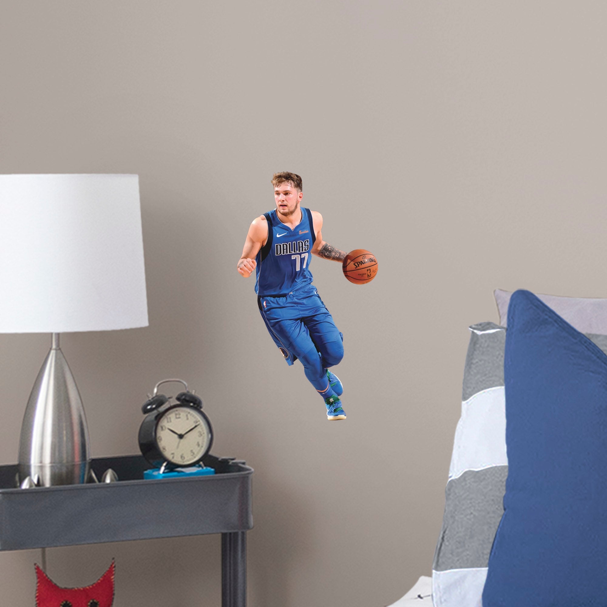 Luka Doncic for Dallas Mavericks - Officially Licensed NBA Removable Wall Decal Large by Fathead | Vinyl