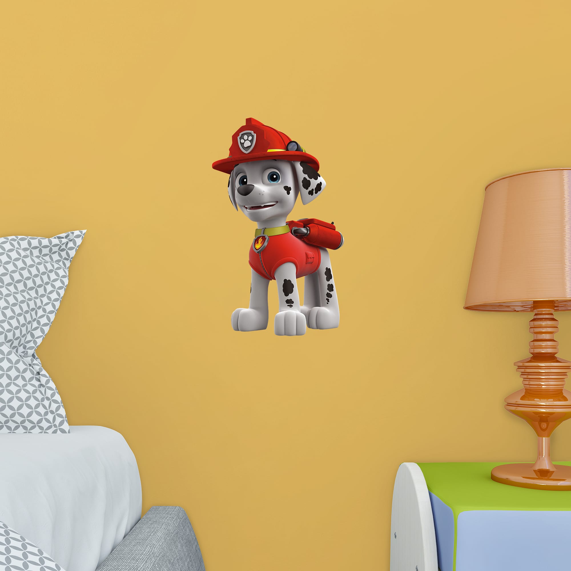 Marshall - Officially Licensed PAW Patrol Removable Wall Decal 10.0"W x 16.0"H by Fathead | Vinyl