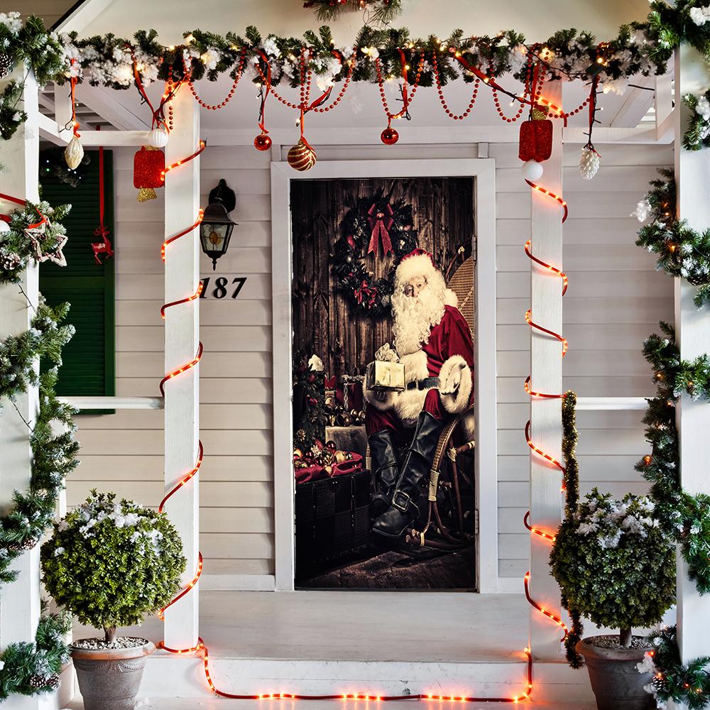 Santa Claus With Gifts 30x80 by Fathead | Polyester