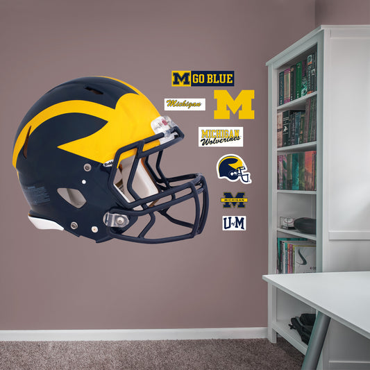 Fathead Tom Brady Michigan Wolverines 10-Pack Life-Size Removable Wall Decal