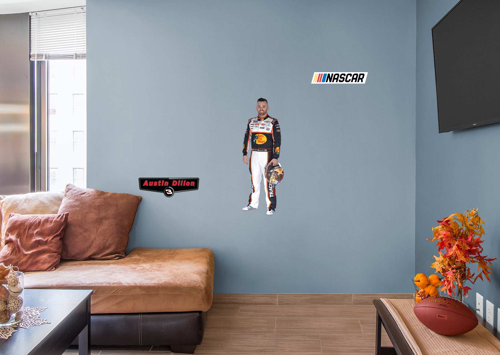 Austin Dillon 2021 Driver - Officially Licensed NASCAR Removable Wall Decal XL by Fathead | Vinyl