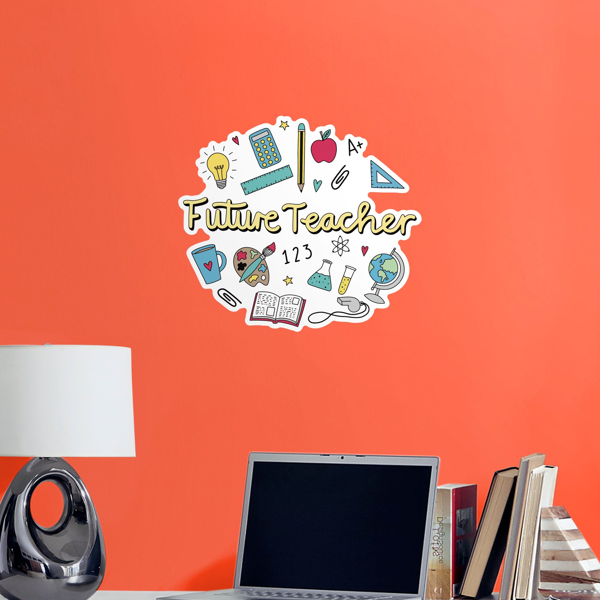 Future Teacher - Officially Licensed Big Moods Removable Wall Decal Large by Fathead | Vinyl