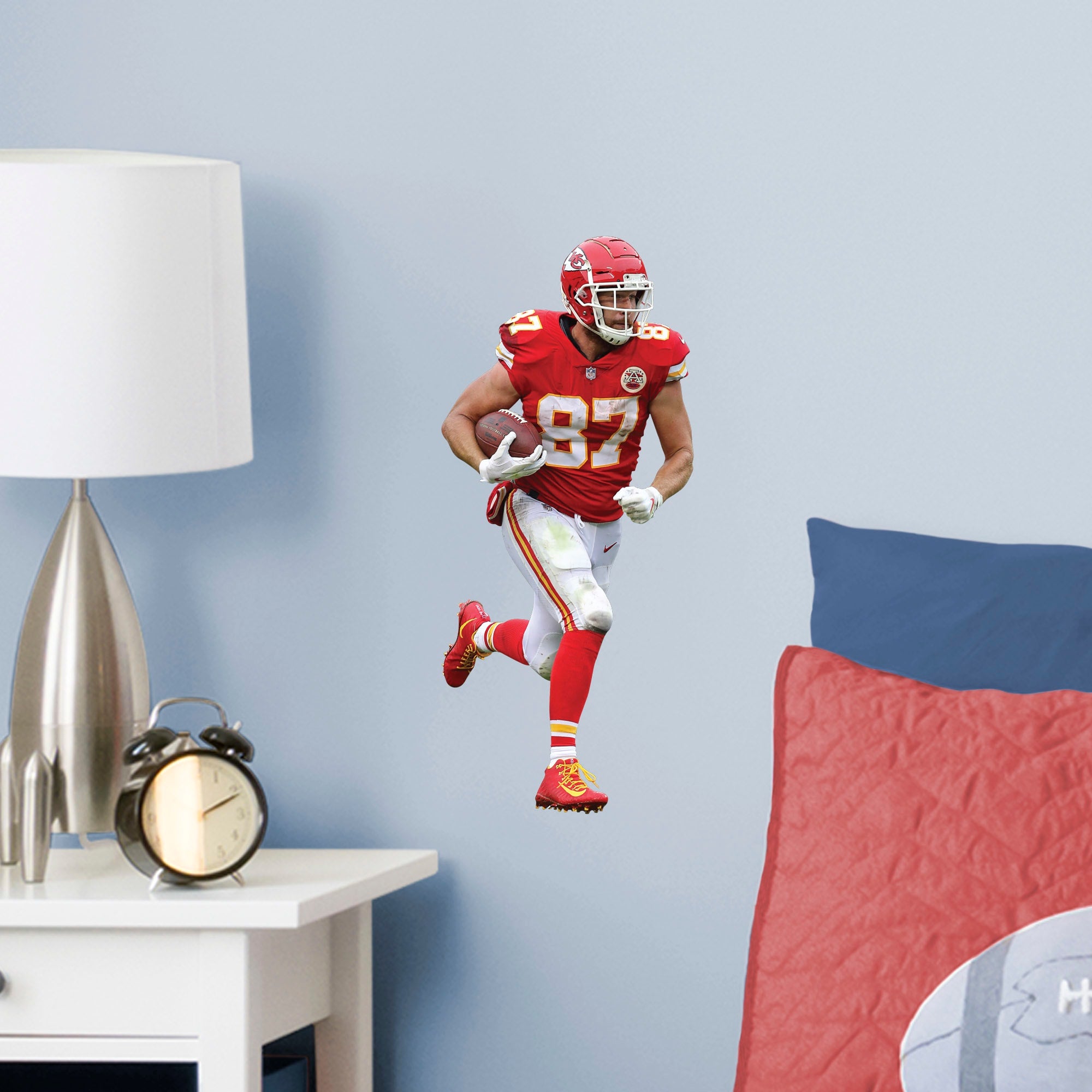 Travis Kelce for Kansas City Chiefs: Home - Officially Licensed NFL Removable Wall Decal Large by Fathead | Vinyl
