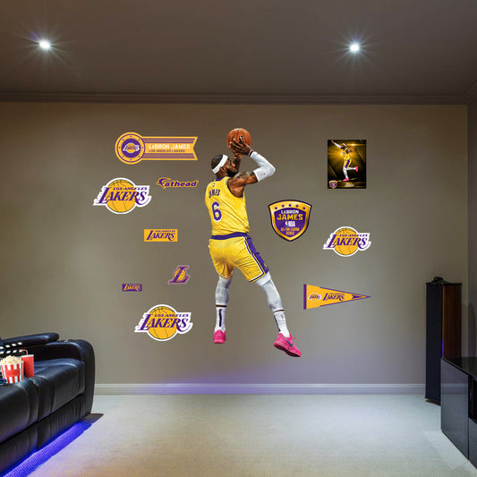 Los Angeles Lakers: LeBron James 2021 Statement Jersey - Officially Li –  Fathead