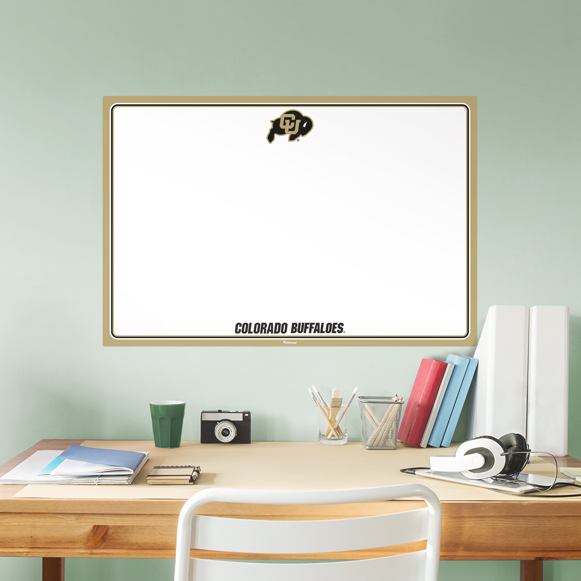 Colorado Buffaloes: Dry Erase Whiteboard - X-Large Officially Licensed NCAA Removable Wall Decal XL by Fathead | Vinyl