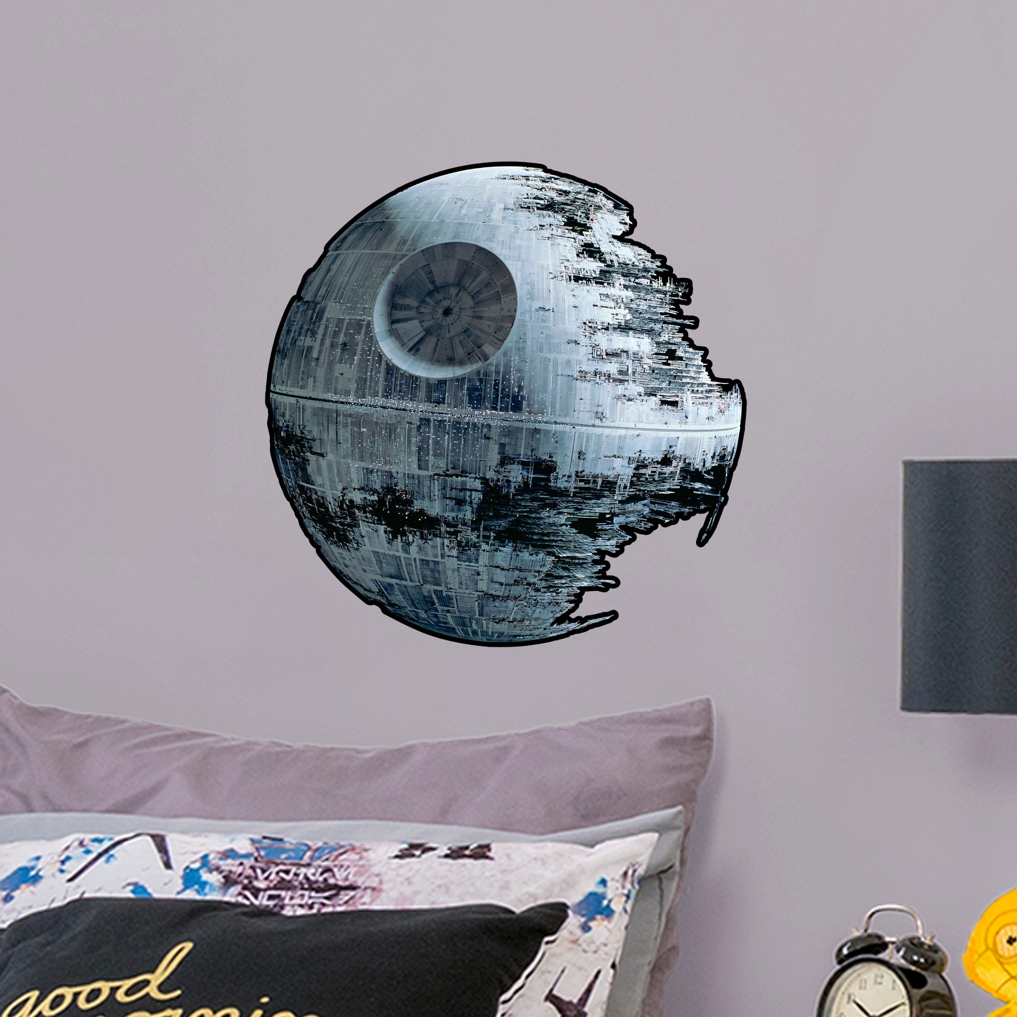 Death Star - Officially Licensed Removable Wall Decal Large by Fathead | Vinyl