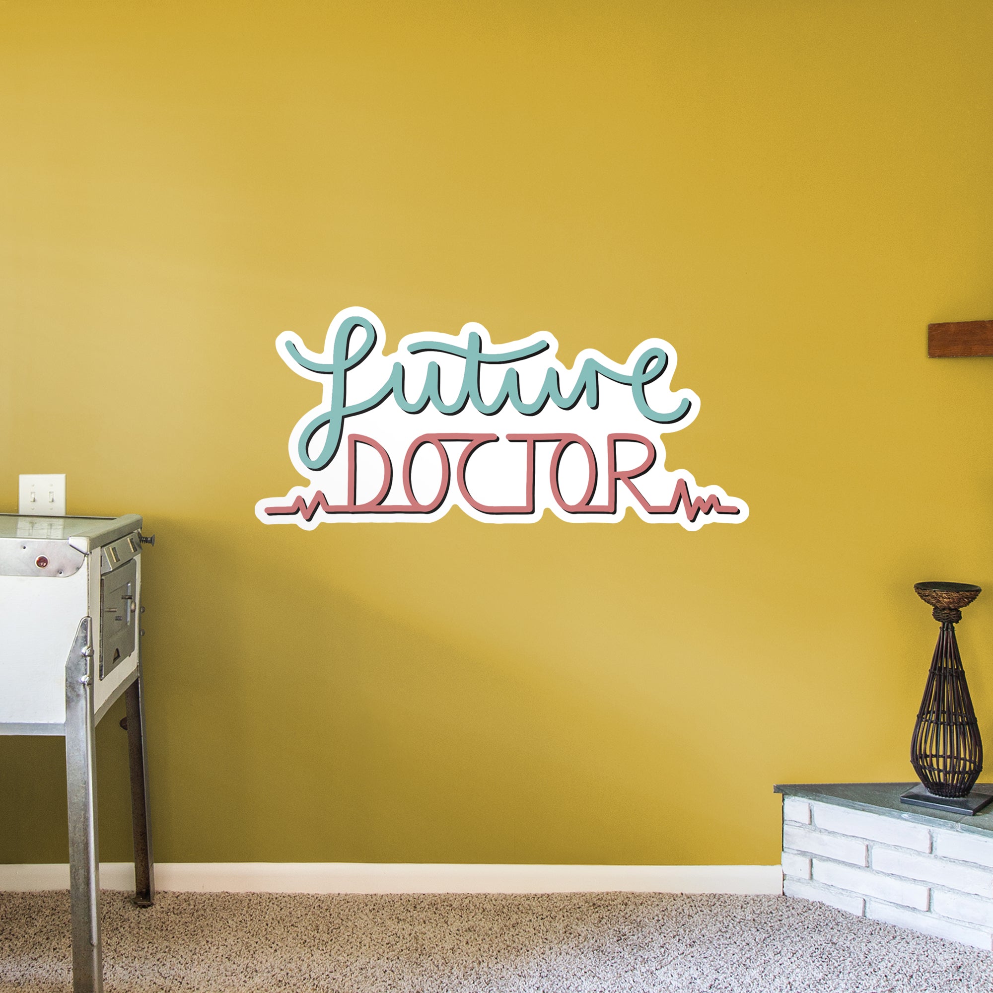 Future Doctor - Officially Licensed Big Moods Removable Wall Decal Giant Decal (23"W x 50"H) by Fathead | Vinyl