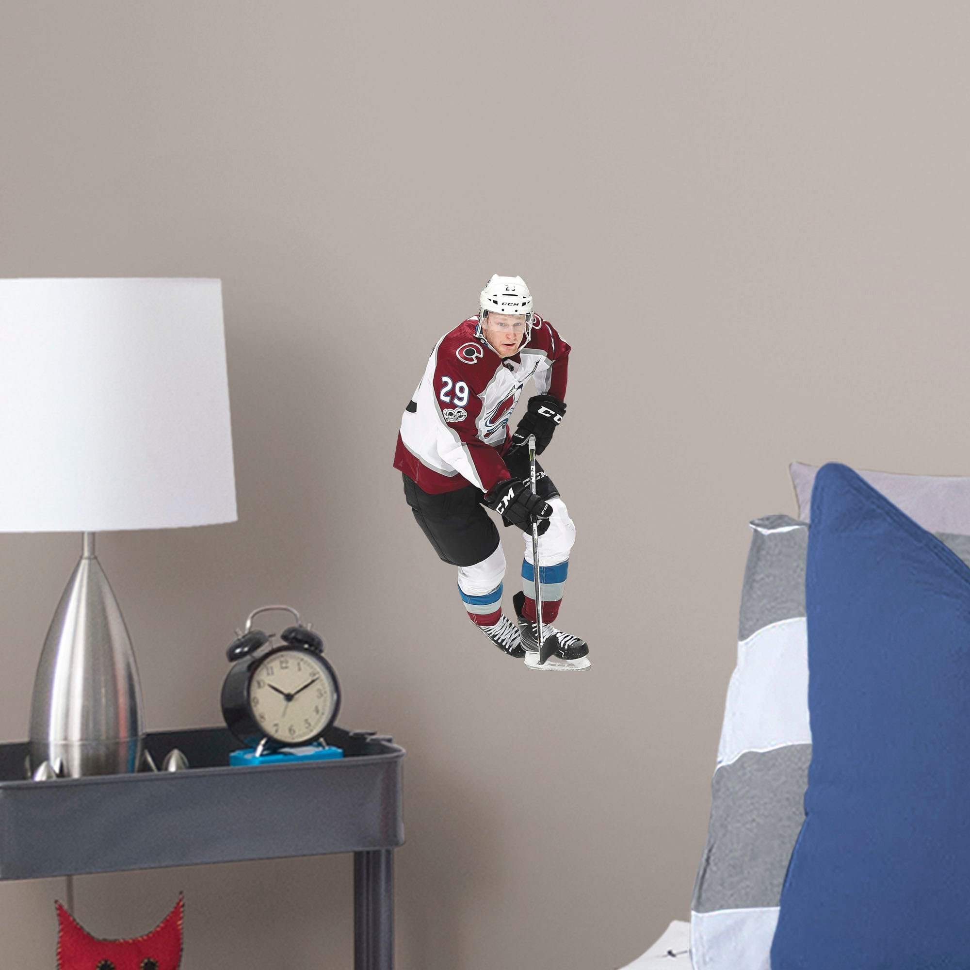 Nathan MacKinnon for Colorado Avalanche - Officially Licensed NHL Removable Wall Decal Large by Fathead | Vinyl