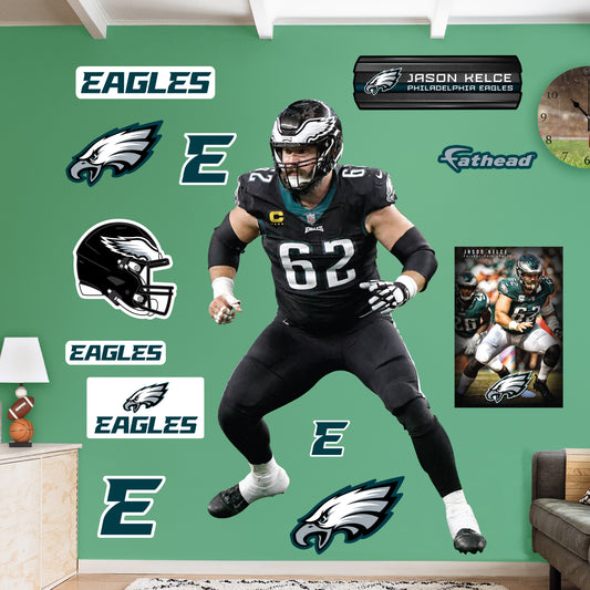 Philadelphia Eagles: Super Bowl 52 Moments Mural - NFL Removable Wall Adhesive Wall Decal Giant 48W x 36H
