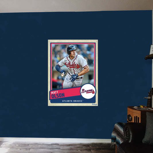 Atlanta Braves: Ozzie Albies 2022 Poster - Officially Licensed MLB Rem –  Fathead