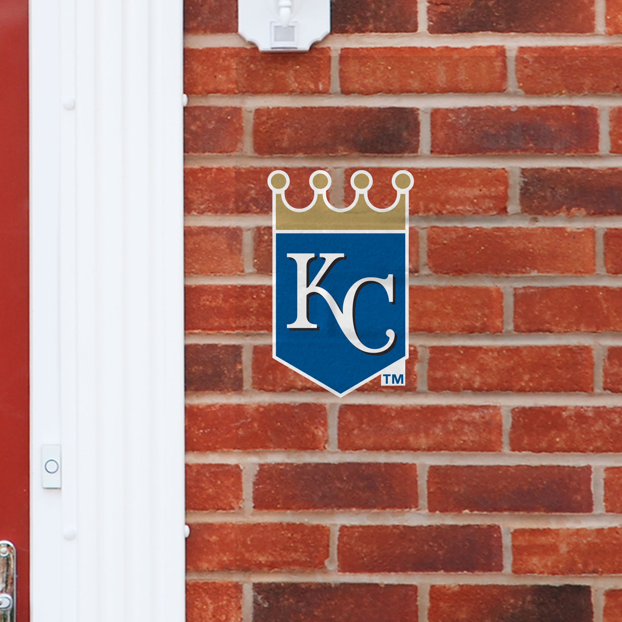 Kansas City Royals: Logo - Officially Licensed MLB Outdoor Graphic Large by Fathead | Wood/Aluminum