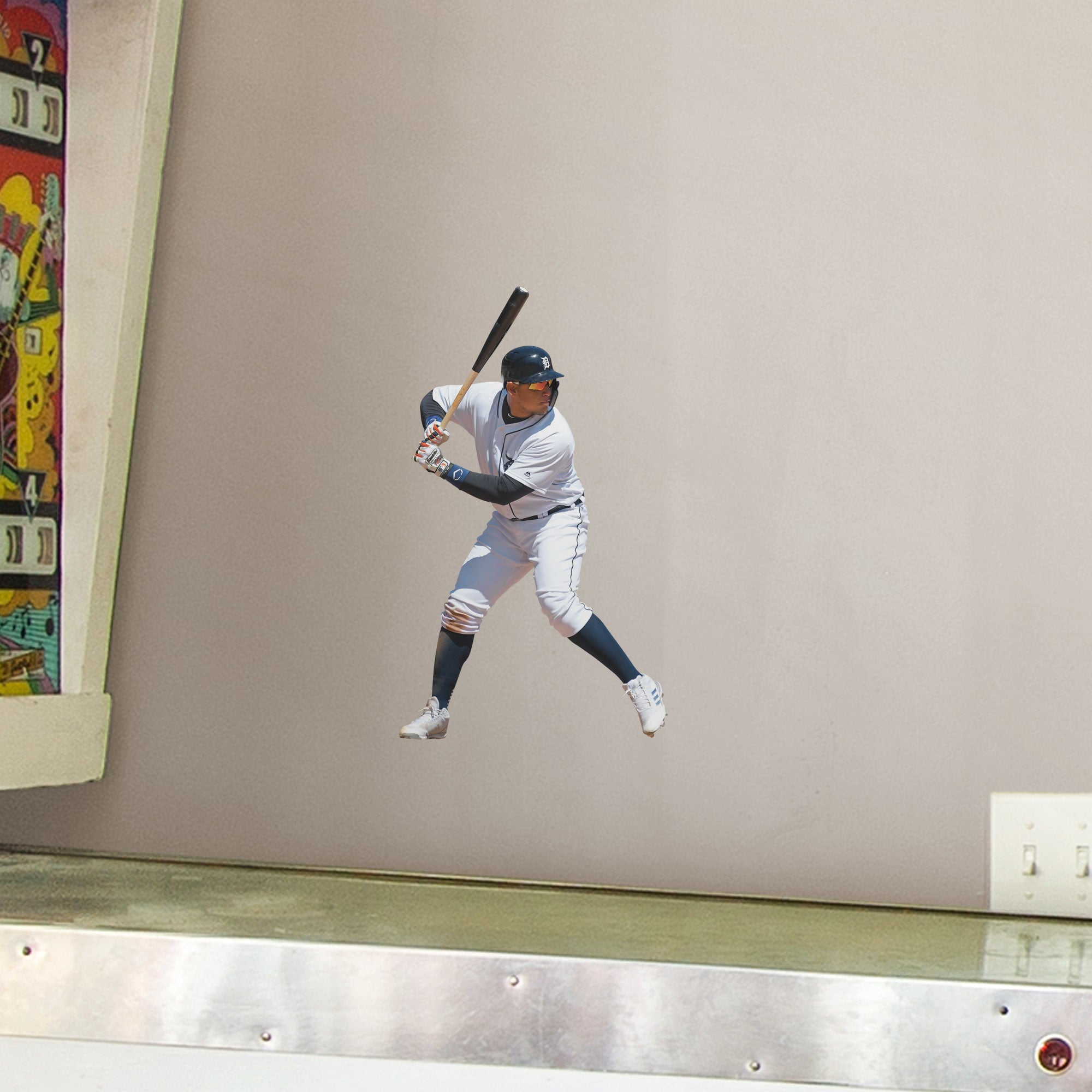 Miguel Cabrera for Detroit Tigers: At Bat - Officially Licensed MLB Removable Wall Decal Large by Fathead | Vinyl