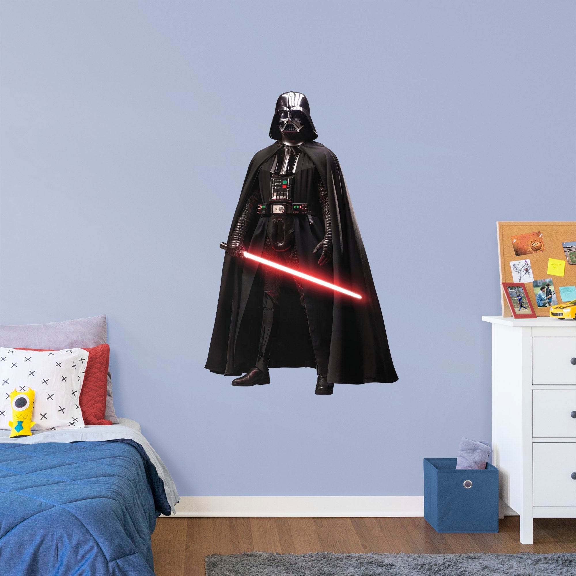 Darth Vader: Dark Lord of the Sith - Officially Licensed Removable Wall Decal Giant Character + 2 Decals (33"W x 51"H) by Fathea