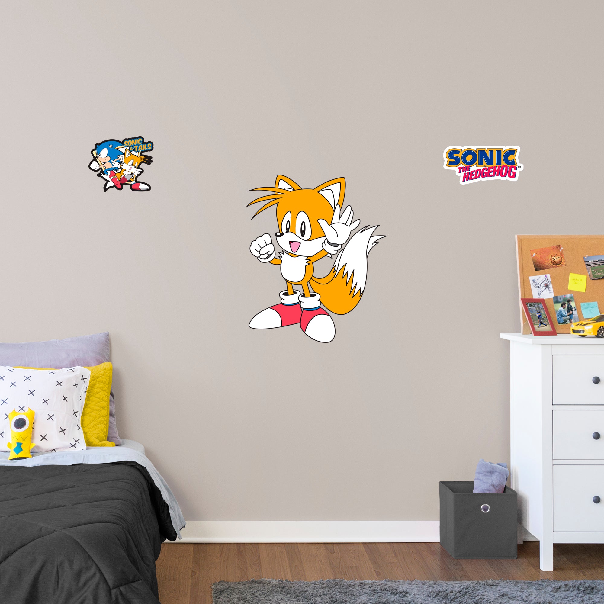 Sonic the Hedgehog - Tails Classic - Officially Licensed SEGA Removable Wall Decal XL by Fathead | Vinyl