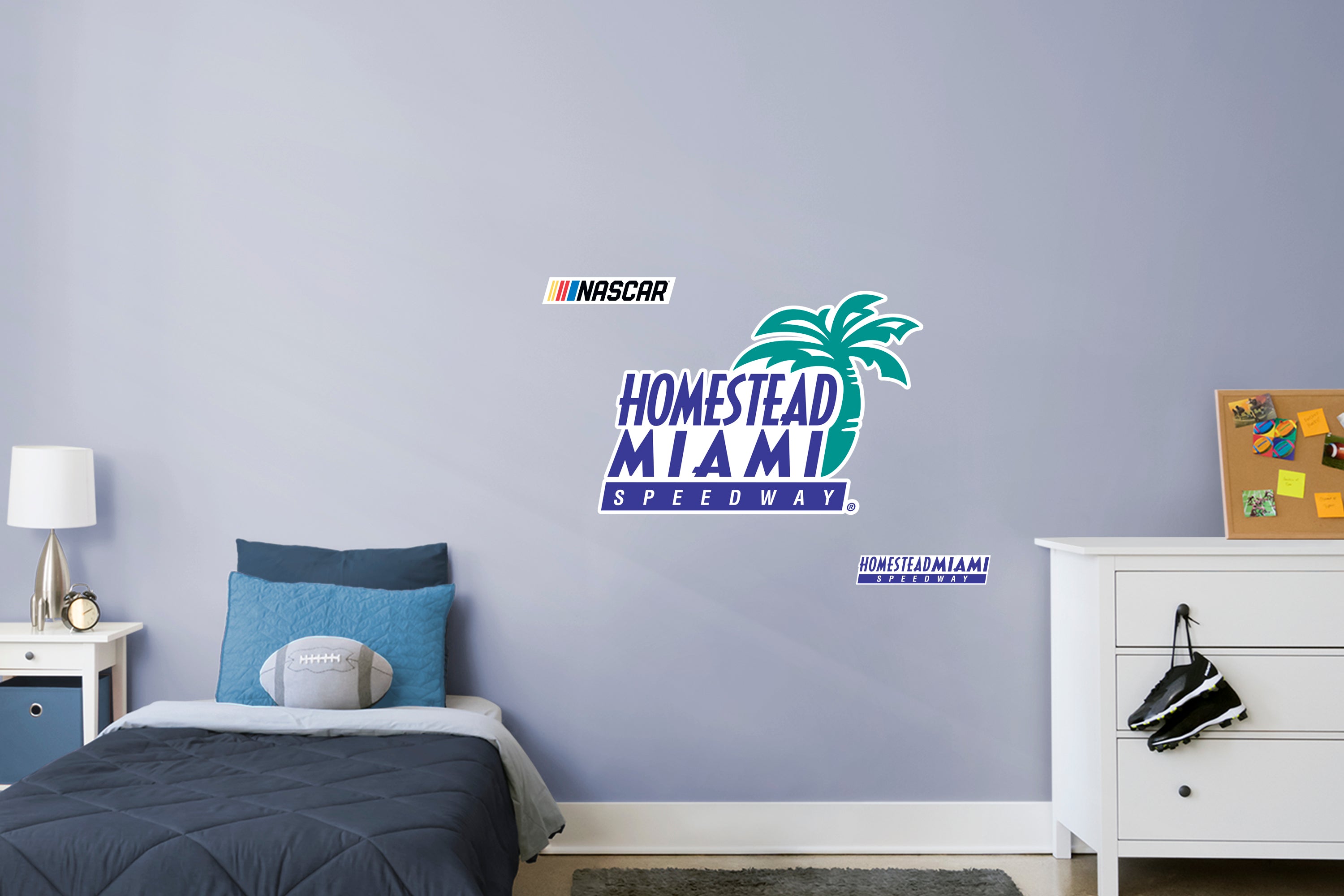 Homestead-Miami Speedway 2021 Logo - Officially Licensed NASCAR Removable Wall Decal XL by Fathead | Vinyl