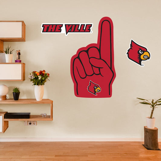 Louisville Cardinals: L - Modern Disc Mirrored Wall Sign - The Fan-Brand