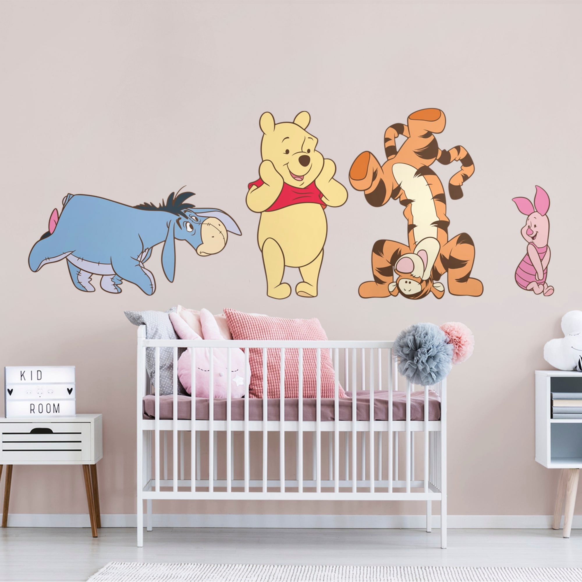 Winnie the Pooh: Collection - Officially Licensed Disney Removable Wall Decals 79.0"W x 49.5"H by Fathead | Wood/Vinyl