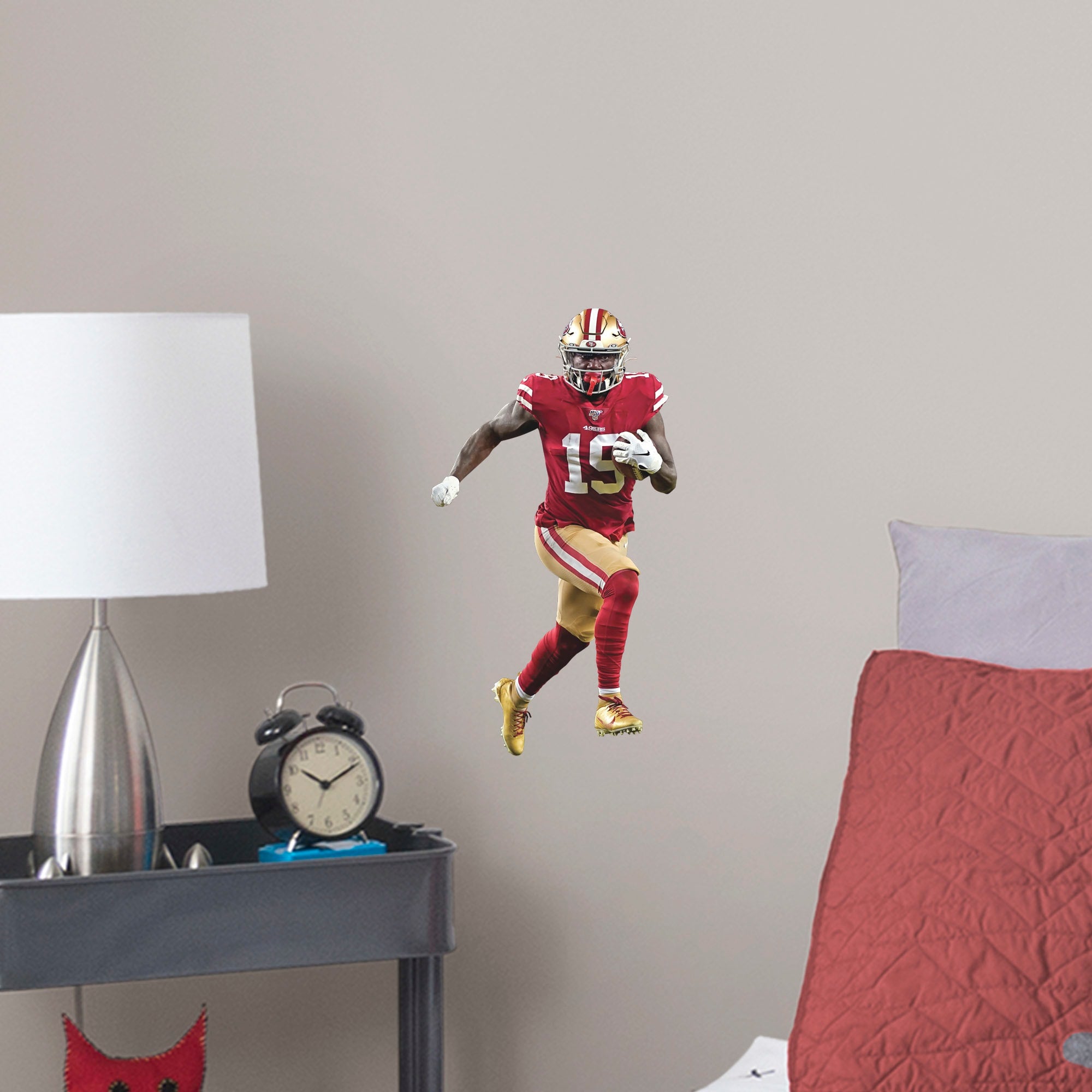 Deebo Samuel for San Francisco 49ers - Officially Licensed NFL Removable Wall Decal Large by Fathead | Vinyl