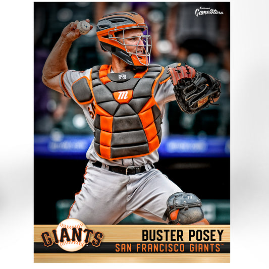 San Francisco Giants Buster Posey Fathead Catcher Life Size Removable Wall  Decal
