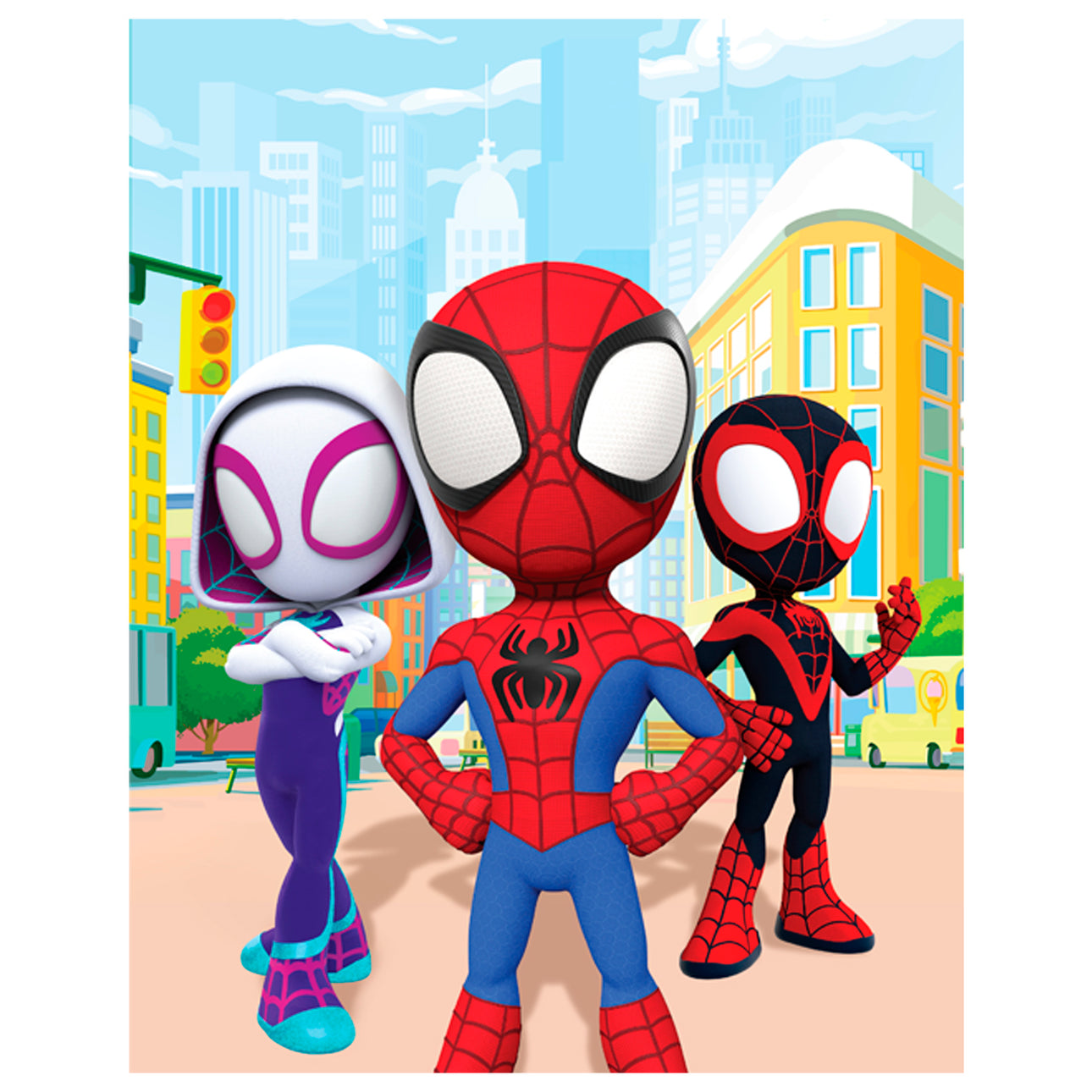 Spidey and His Amazing Friends: Street Mural - Officially Licensed Mar ...