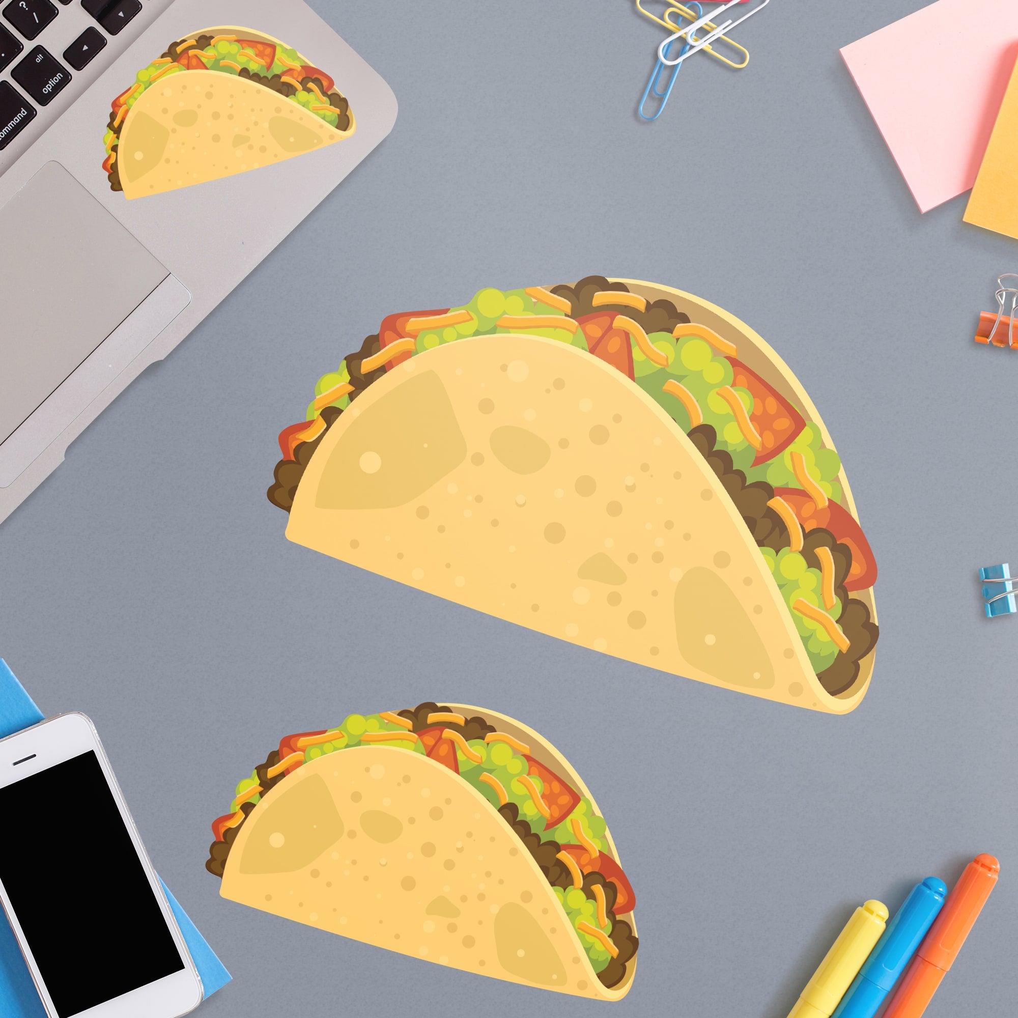 Taco: Illustrated Collection - Removable Vinyl Decals 8.0"W x 10.0"H by Fathead