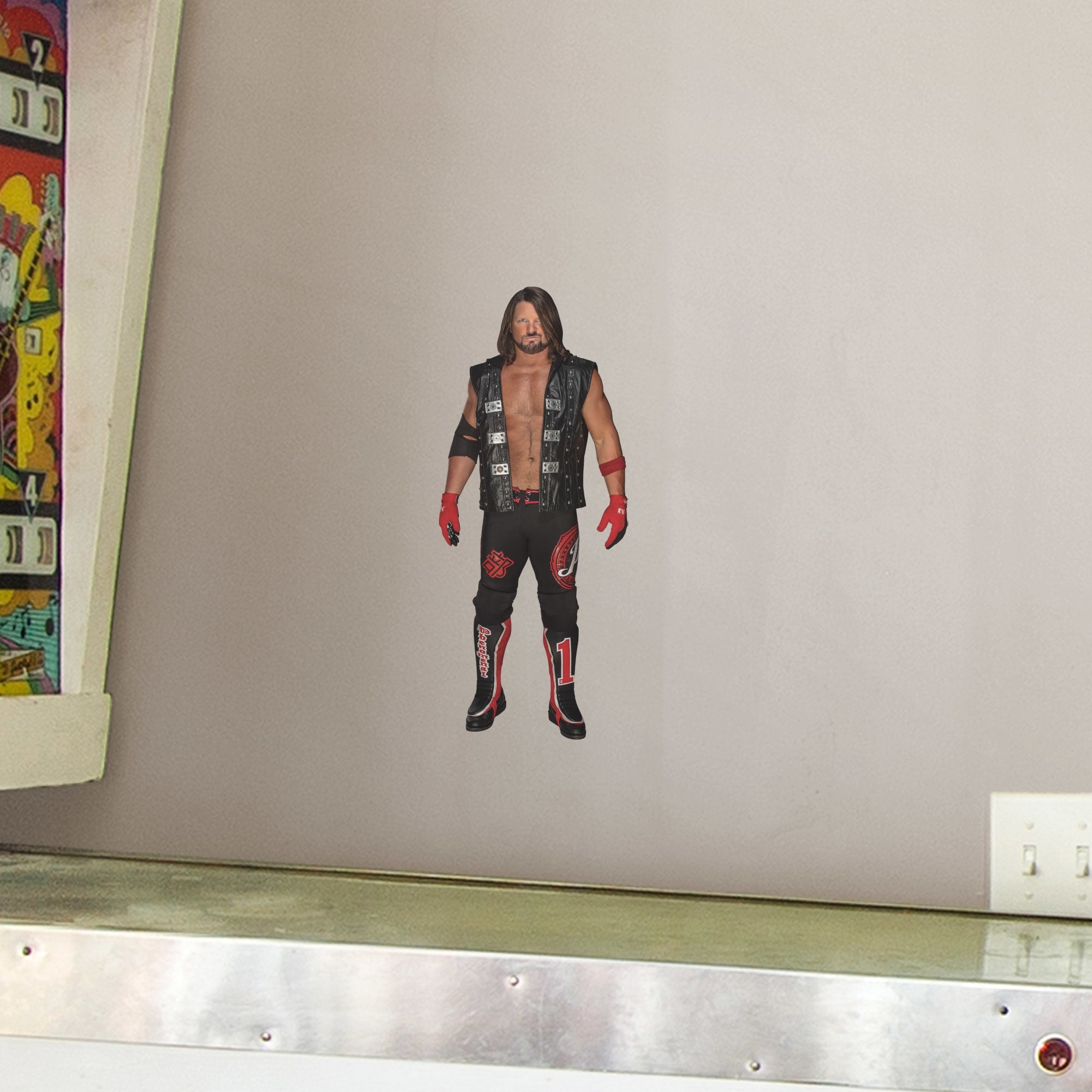 AJ Styles for WWE - Officially Licensed Removable Wall Decal Large by Fathead | Vinyl