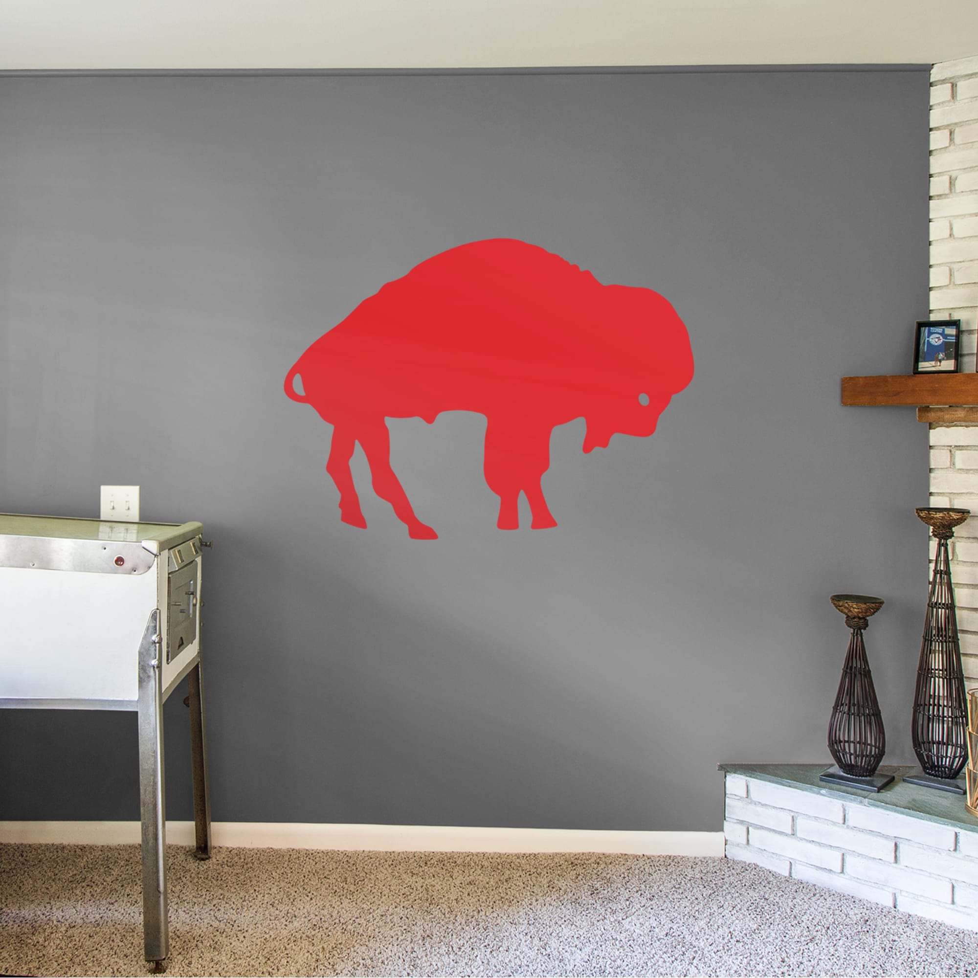 Buffalo Bills: Original AFL Logo - Officially Licensed NFL Removable Wall Decal 51.0"W x 38.0"H by Fathead | Vinyl