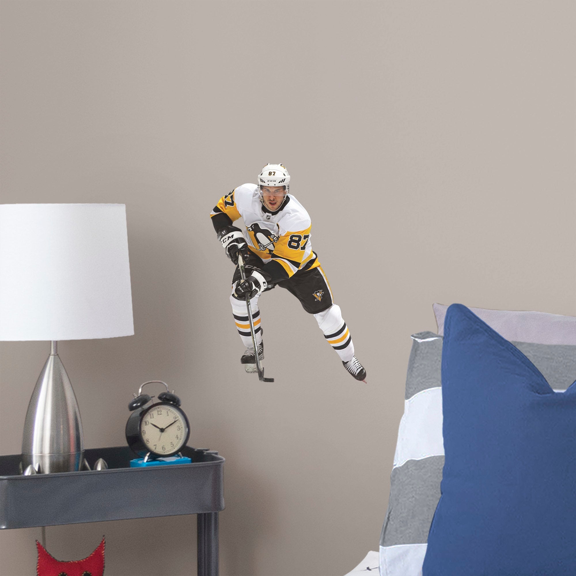 Sidney Crosby for Pittsburgh Penguins - Officially Licensed NHL Removable Wall Decal Large by Fathead | Vinyl