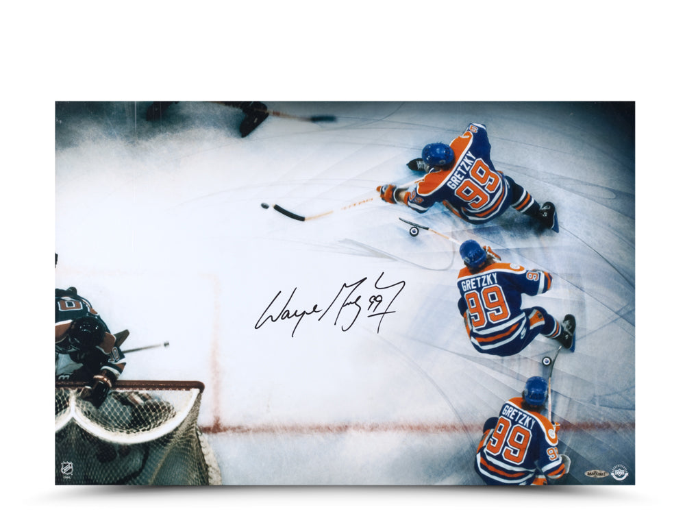 Wayne Gretzky Wrap Around 16X24 Autograph by Fathead