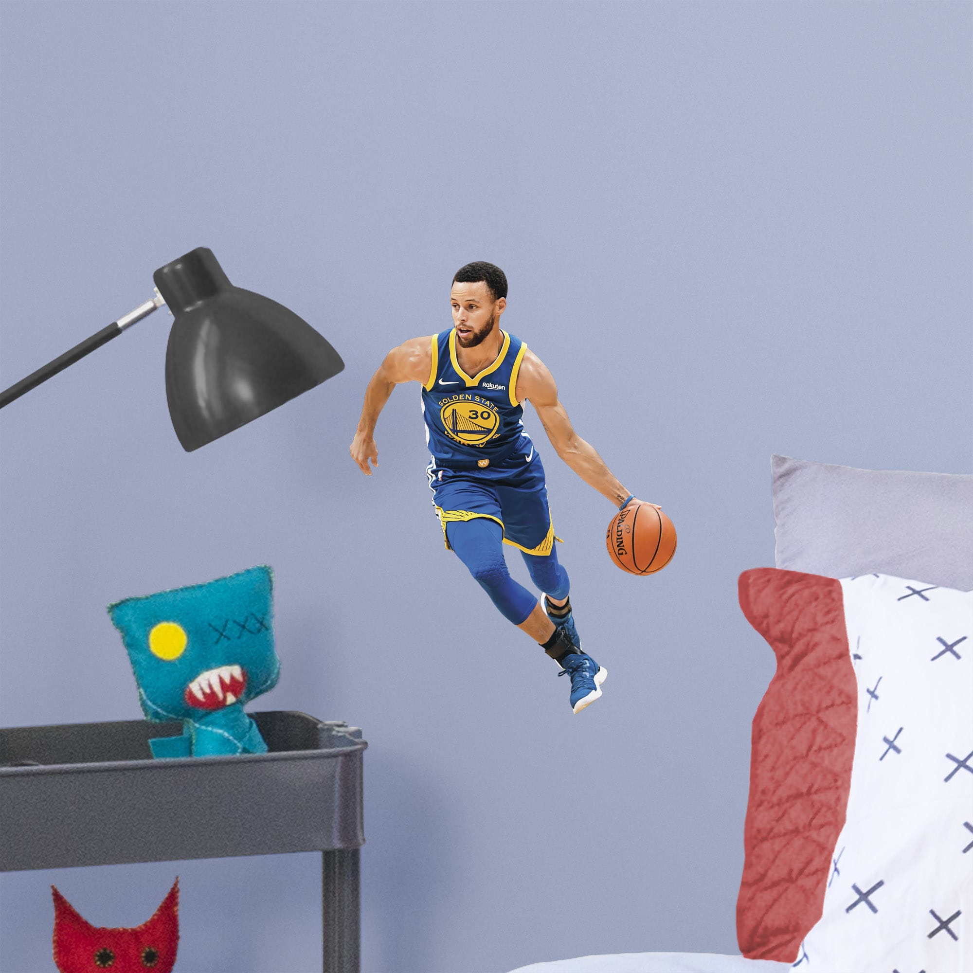 Stephen Curry for Golden State Warriors - Officially Licensed NBA Removable Wall Decal by Fathead | Vinyl