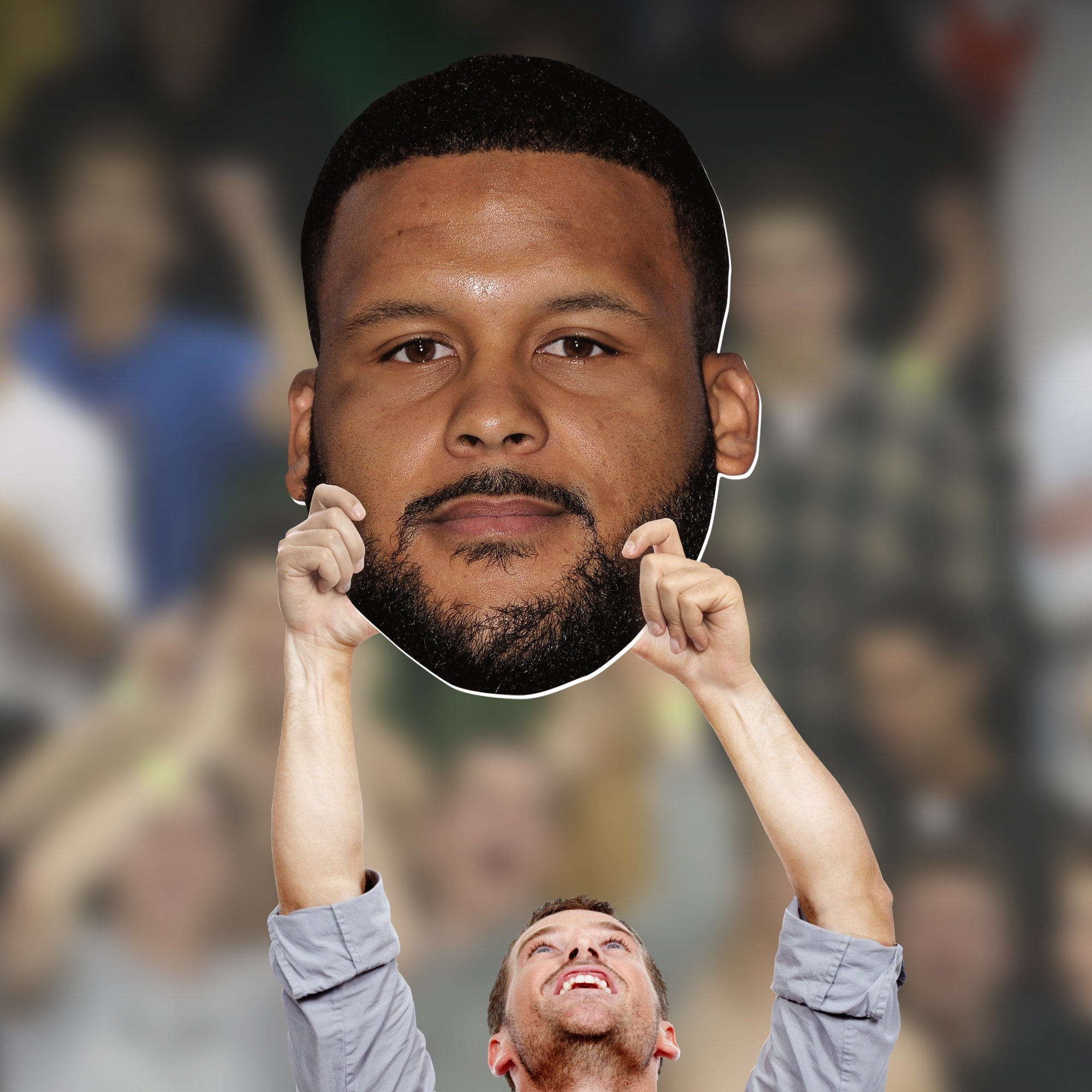 Aaron Donald: Big Head - Officially Licensed NFL Foam Core Cutout by Fathead