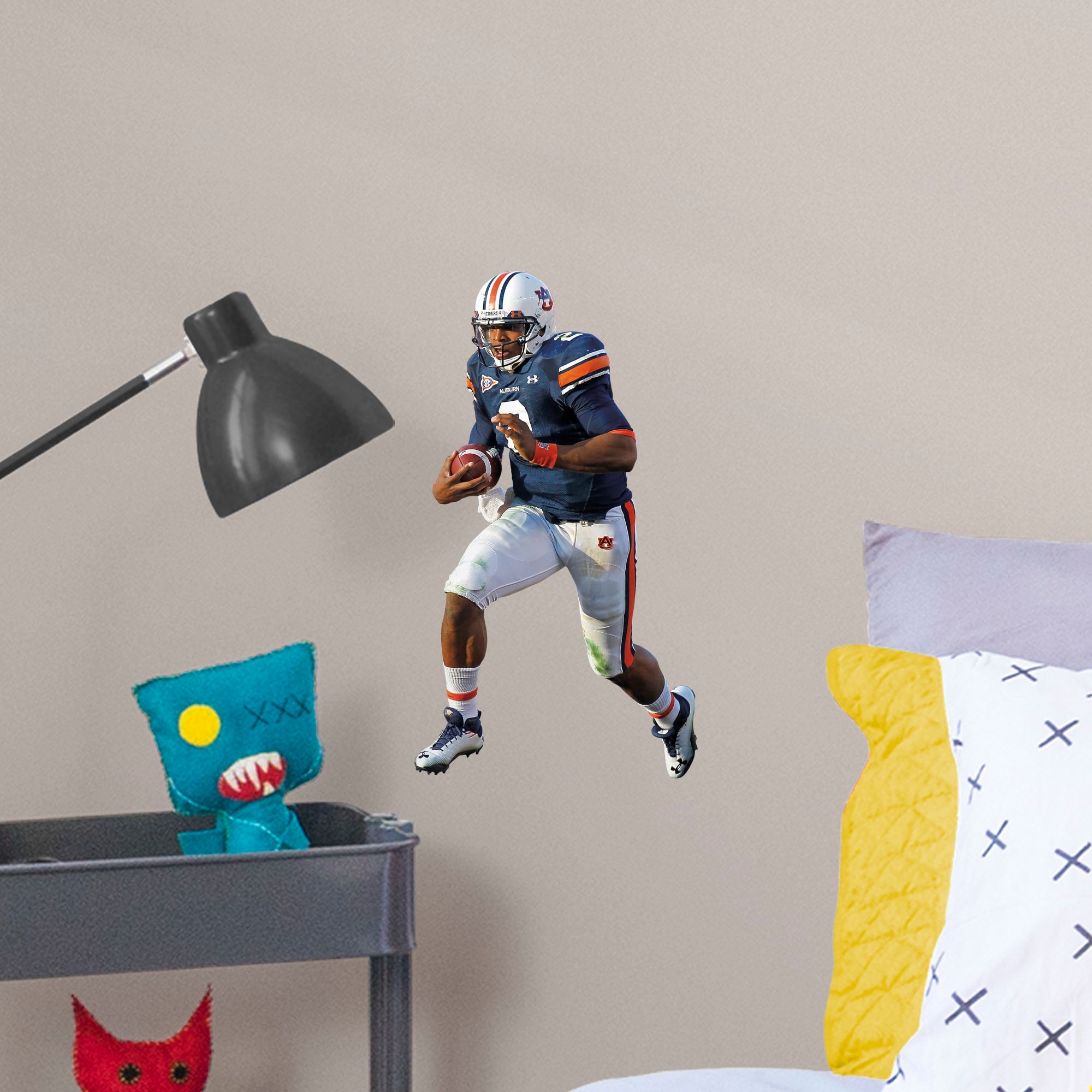 Cam Newton for Auburn Tigers: Auburn - Officially Licensed Removable Wall Decal Large by Fathead | Vinyl